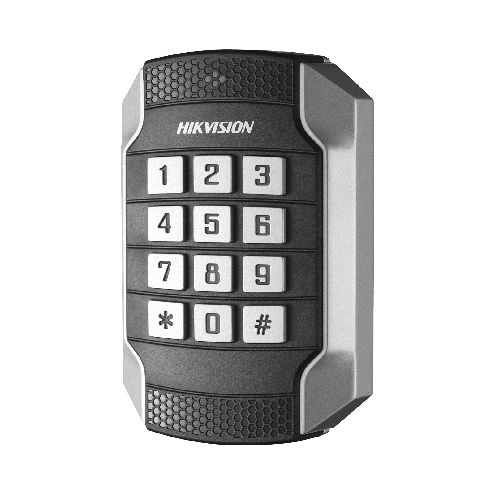 Lector de Tarjetas MIFARE y Contraseñas / Wiegand W26 – W34 y RS-485 / IP65 / IK10 / Estetico y Facil de Utilizar / Indicador LED DS-K1104MK - HIKVISION