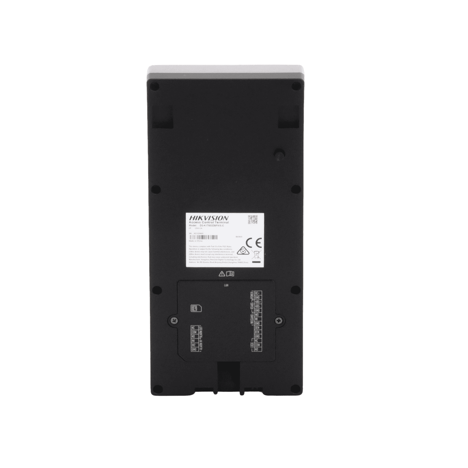 Lector Biometrico con Teclado para Exterior Antivandálico IP65 & IK09 con función de Videoportero Multiapartamento / Huella, Tarjeta, Código QR, PIN o App HikConnect / Cámara 2 MP compatible con NVRs / Soporta biom DS-K1T502DBFWX-C - HIKVISION