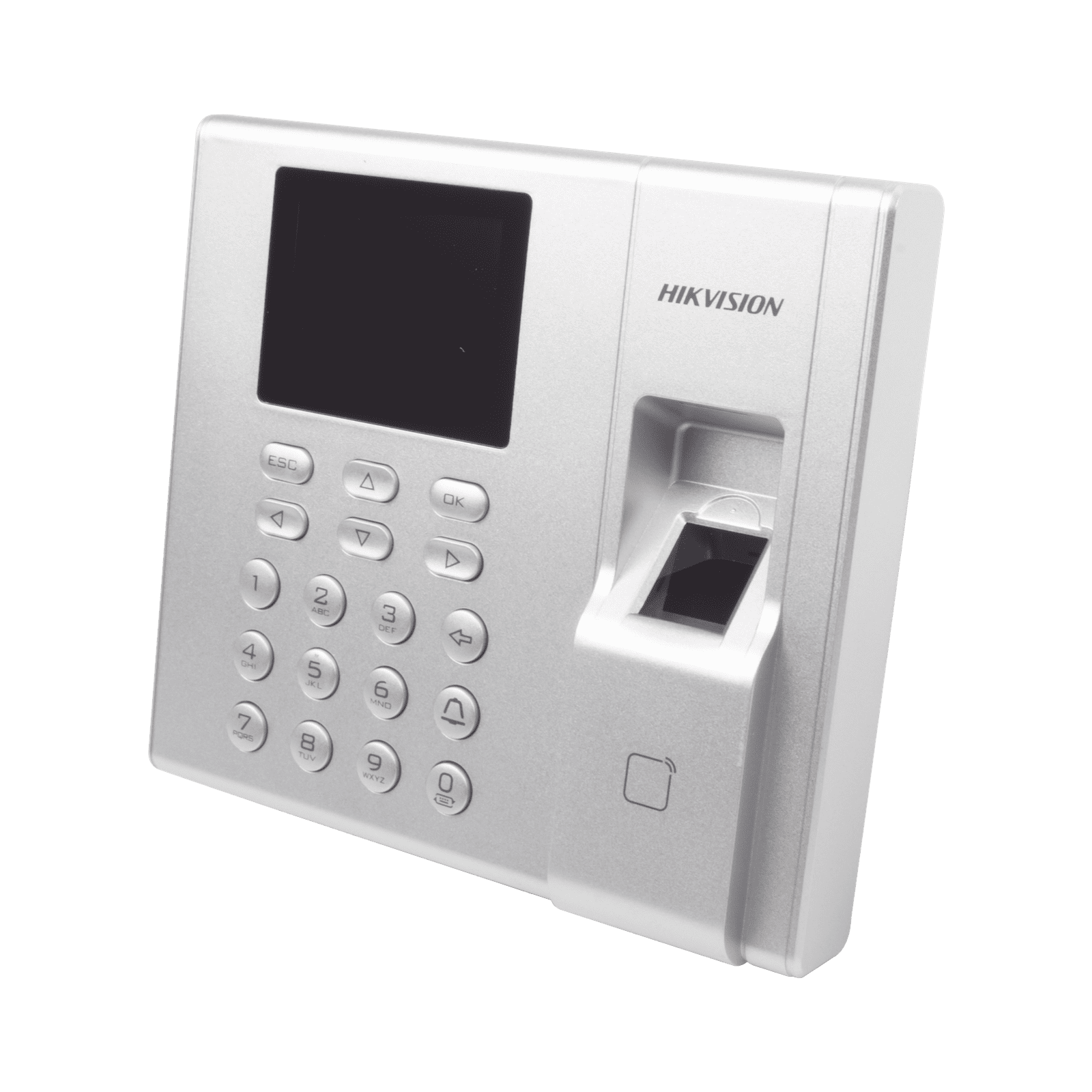 Terminal de Control de Acceso y Asistencia compatible con APP Hik-Connect (P2P) / Lectura de Huella y de Tarjetas EM / Soporta hasta 1000 Huellas / Relevador para Chapa / Software iVMS4200 DS-K1T8003EF - HIKVISION