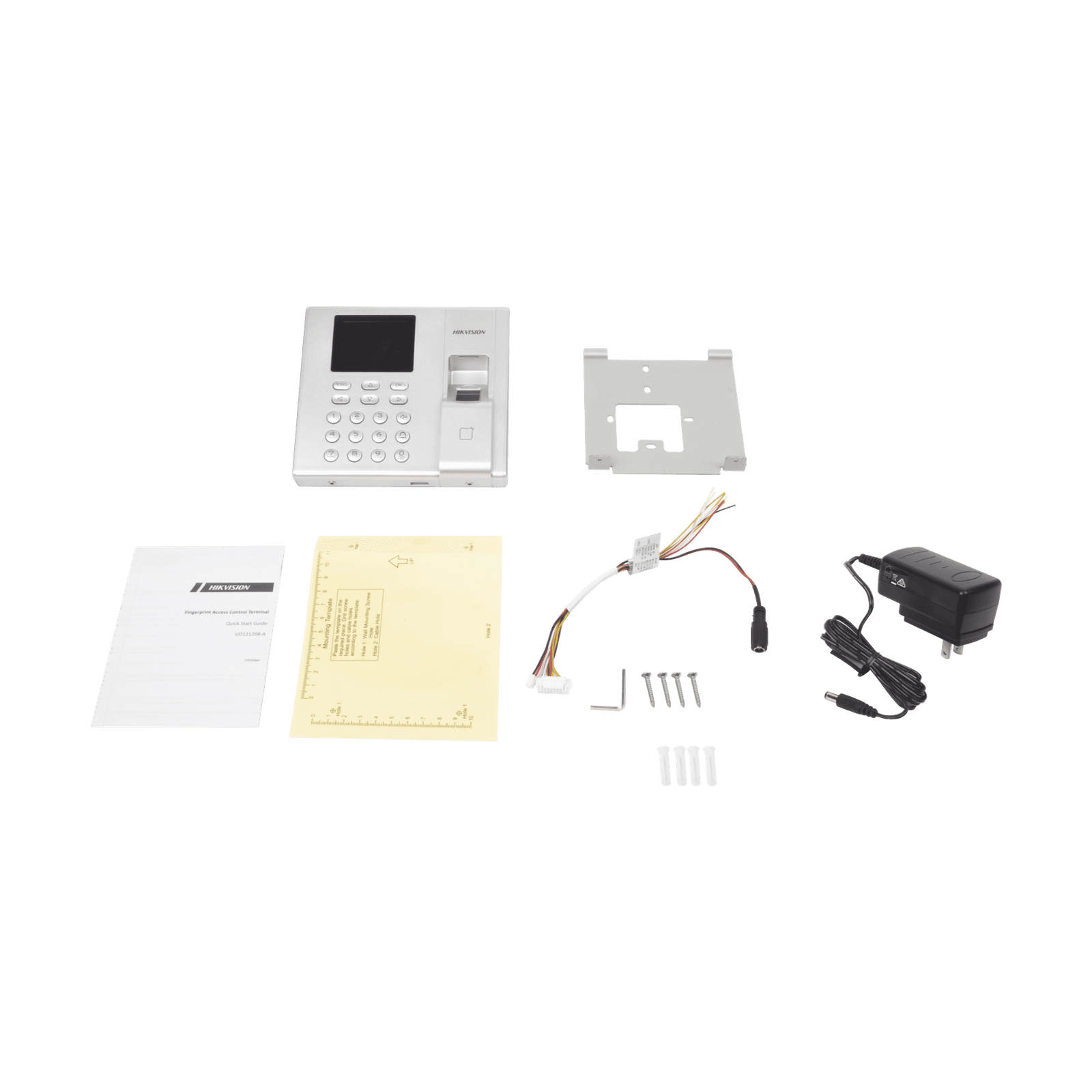 Terminal de Control de Acceso y Asistencia compatible con APP Hik-Connect (P2P) / Lectura de Huella y de Tarjetas EM / Soporta hasta 1000 Huellas / Relevador para Chapa / Software iVMS4200 DS-K1T8003EF - HIKVISION