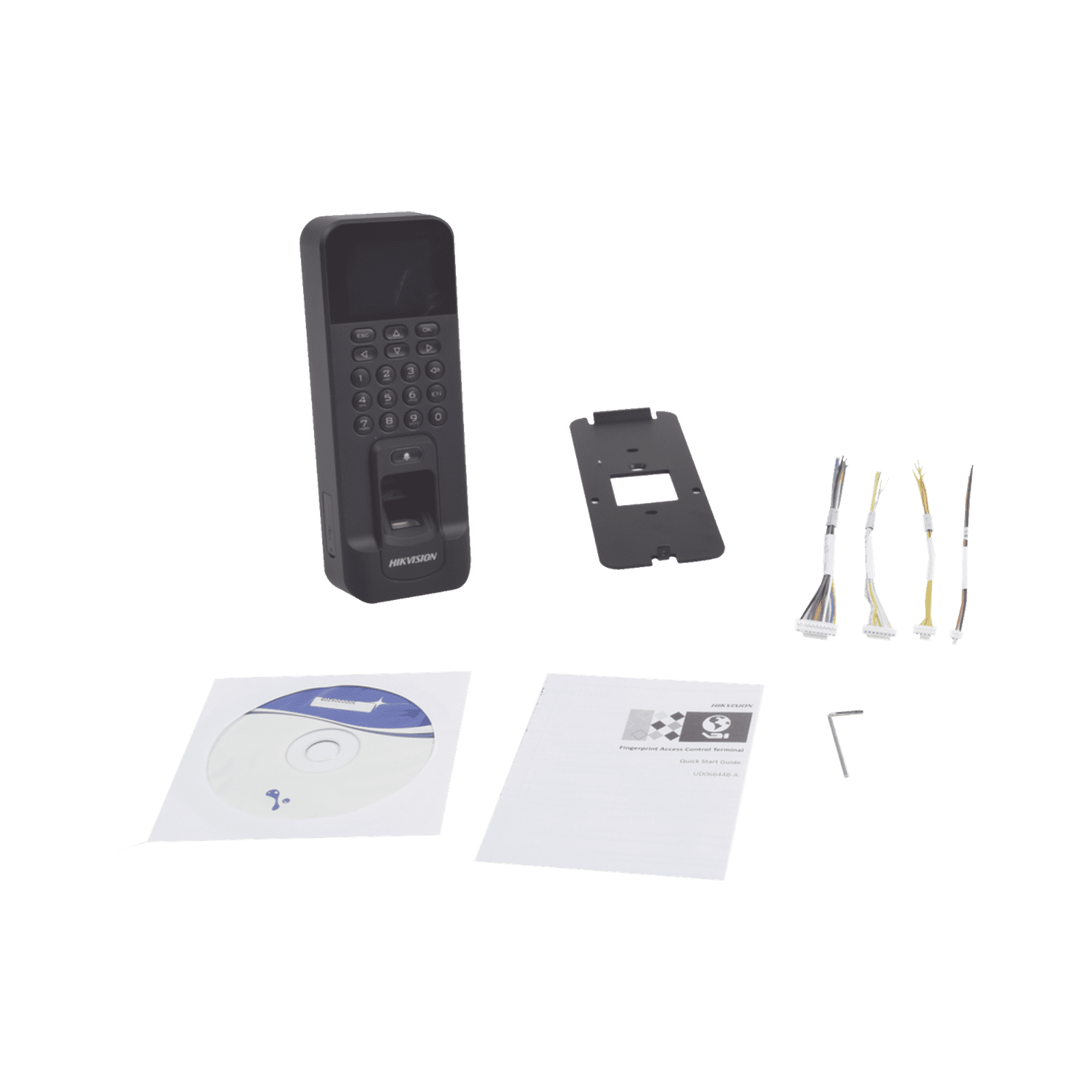Biométrico WiFi de Acceso y Asistencia Compatible con APP Hik-Connect (P2P) / Soporta Biometrico Esclavo RS-485 / Lectura de Huella y Tarjetas EM / TCP/IP / 150,000 Eventos / Relevador para Chapa y Reportes de Asistencia DS-K1T804AEF - HIKVISION