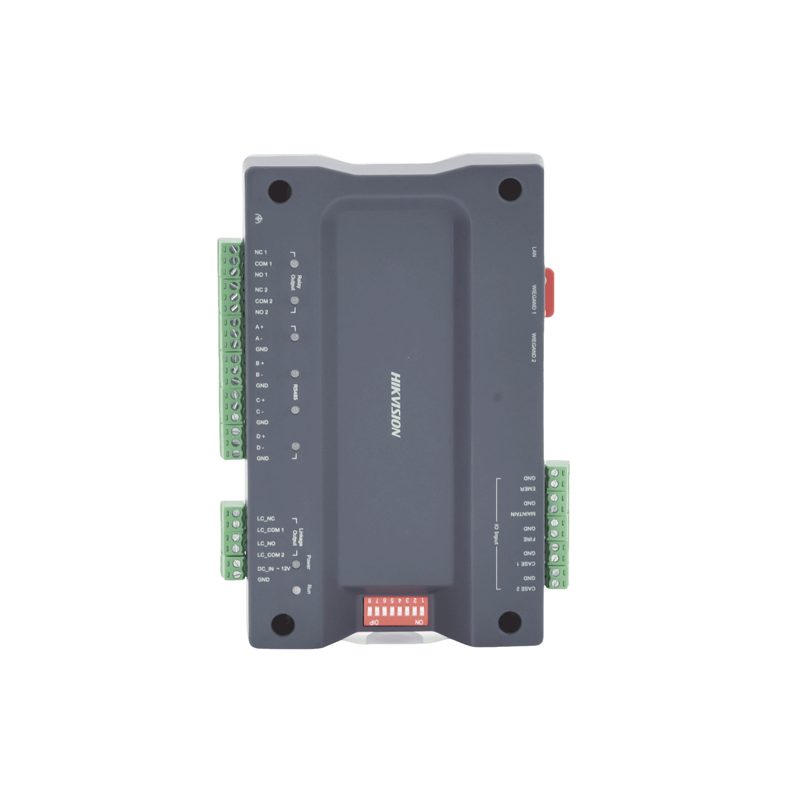 Controlador MAESTRO para Control de Elevadores / Control de Acceso para los pisos de los Elevadores por Huella o Tarjeta / Programación por IVMS4200 o Interfaz Web DS-K2210 - HIKVISION