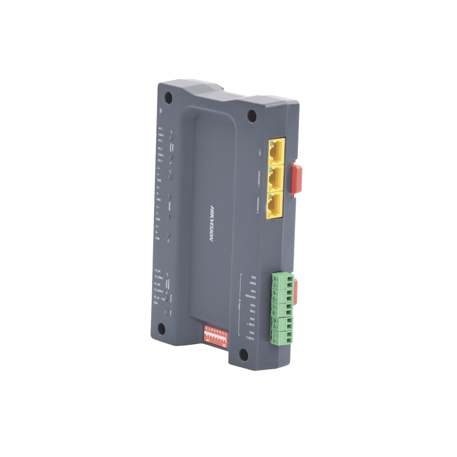 Controlador MAESTRO para Control de Elevadores / Control de Acceso para los pisos de los Elevadores por Huella o Tarjeta / Programación por IVMS4200 o Interfaz Web DS-K2210 - HIKVISION