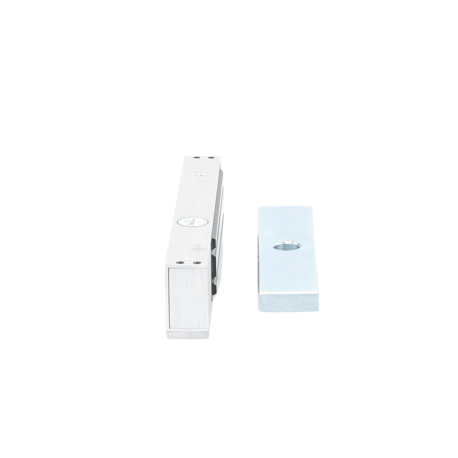 Chapa Magnética de 617 Lbs (280 Kg) / Montaje en Puerta Normal o de Vidrio / Certificado CE /  Uso en Interior / Indicador LED / Magnetismo Anti-residual DS-K4H258S - HIKVISION