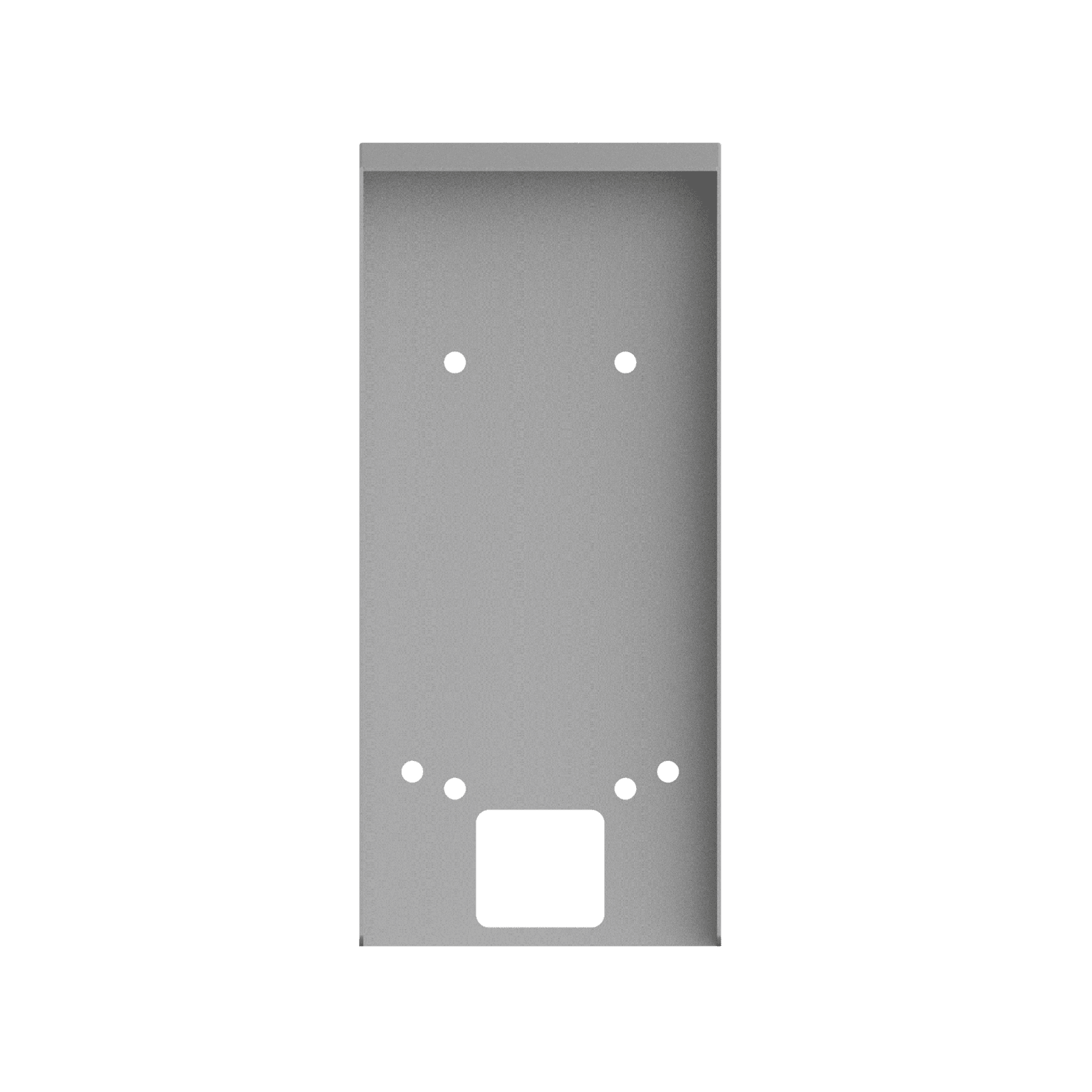 Carcasa Protectora para Biometrico DS-K1T502DBFWX-C / Protege de la Lluvia / Material SECC DS-KAB502-S1 - HIKVISION