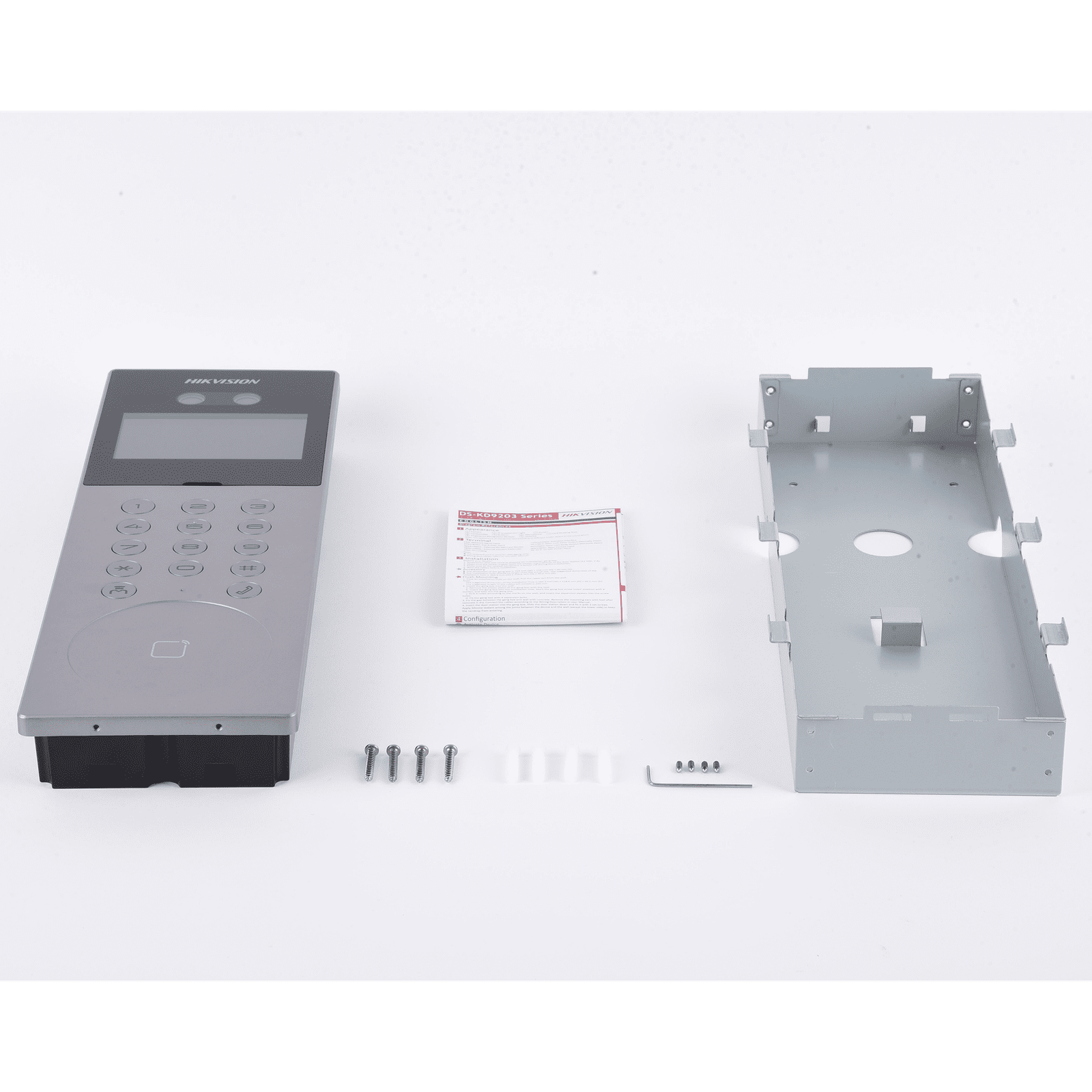 Videoportero IP Multiapartamento con Reconocimiento Facial / Llamada a App HikConnect (requiere monitor) / Protección IP65 / Apertura por Rostro, Tarjeta o App DS-KD9203-E6 - HIKVISION
