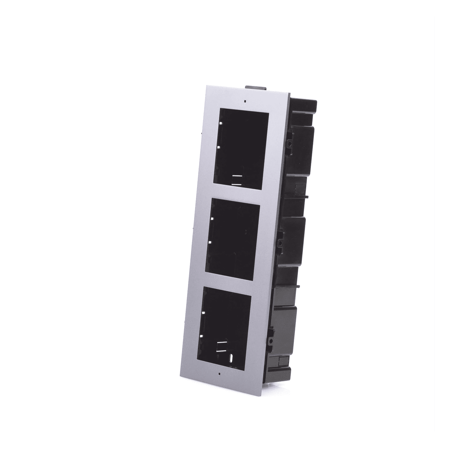 Base de 3 Espacios para EMPOTRAR Módulos de Videoporteros Hikvision DS-KD-ACF3 - HIKVISION