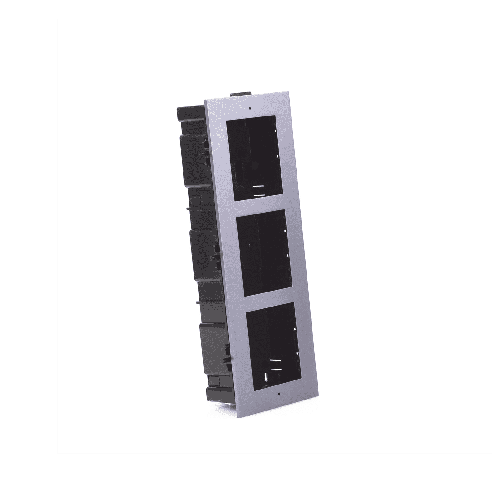 Base de 3 Espacios para EMPOTRAR Módulos de Videoporteros Hikvision DS-KD-ACF3 - HIKVISION