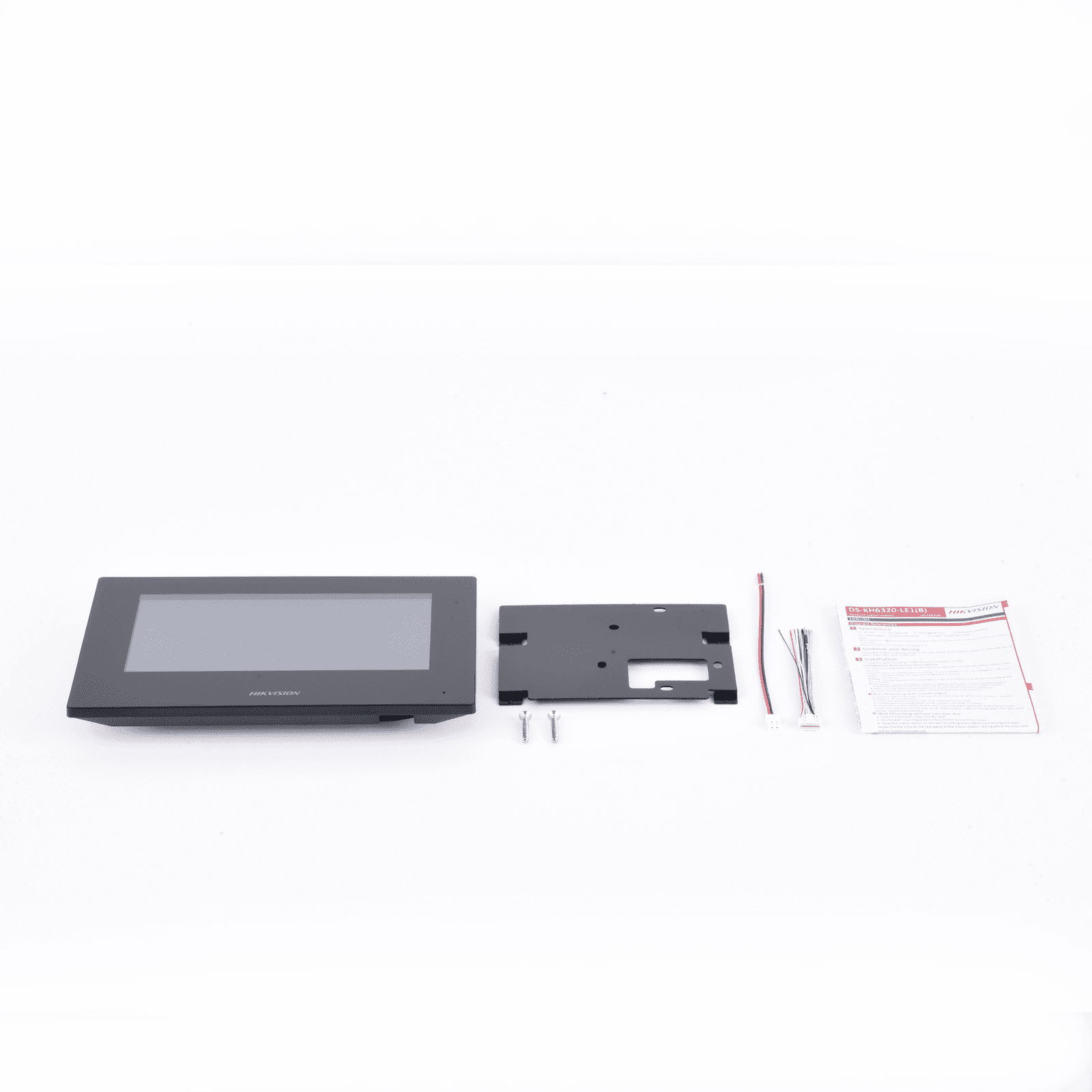 Monitor IP Lite TOUCH 7″ para Videoportero IP / Vídeo en Vivo / PoE Estándar / Apertura Remota / Llamada Entre Monitores / Audio de dos vías DS-KH6320-LE1(B) - HIKVISION
