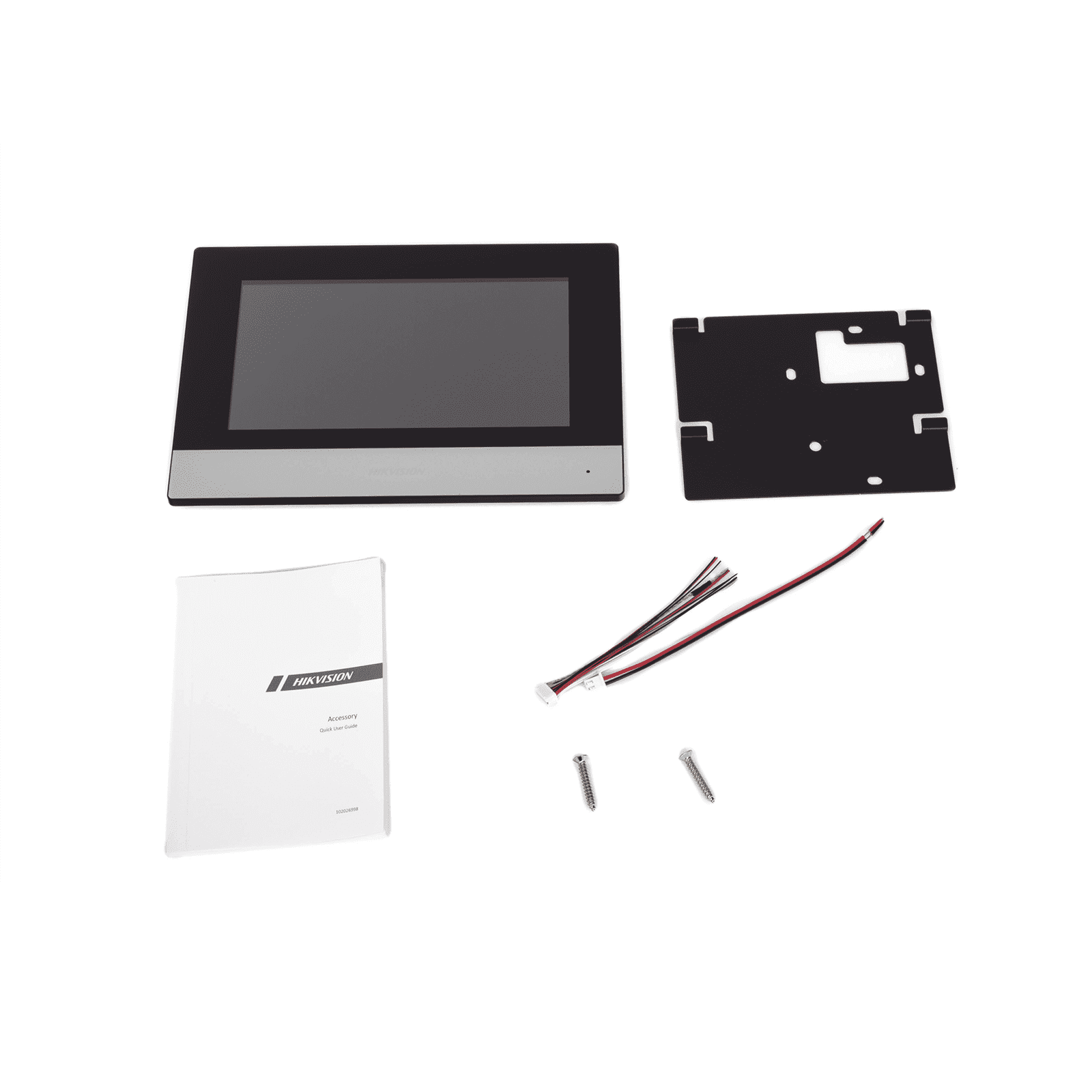 Monitor IP WiFi Touch Screen 7″ para Videoportero IP / Vídeo en Vivo / PoE Estándar / Apertura Remota / Llamada Entre Monitores / Audio de dos vías / Policarbonato DS-KH6320-WTE1 - HIKVISION
