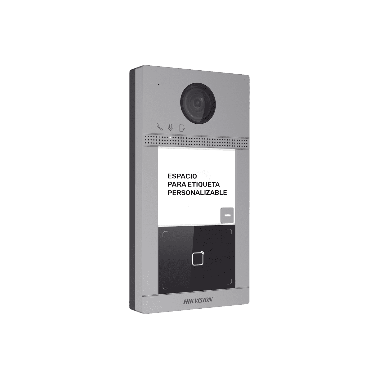 Videoportero IP 2 Megapixel / Llamada y Apertura Remota desde App Hik-Connect / PoE / Exterior IP65 + Antivandalico IK08 / 1 Departamento / Apertura con Tarjeta / Soporta 2 Puertas y hasta 6 Monitores DS-KV8113-WME1(C) - HIKVISION