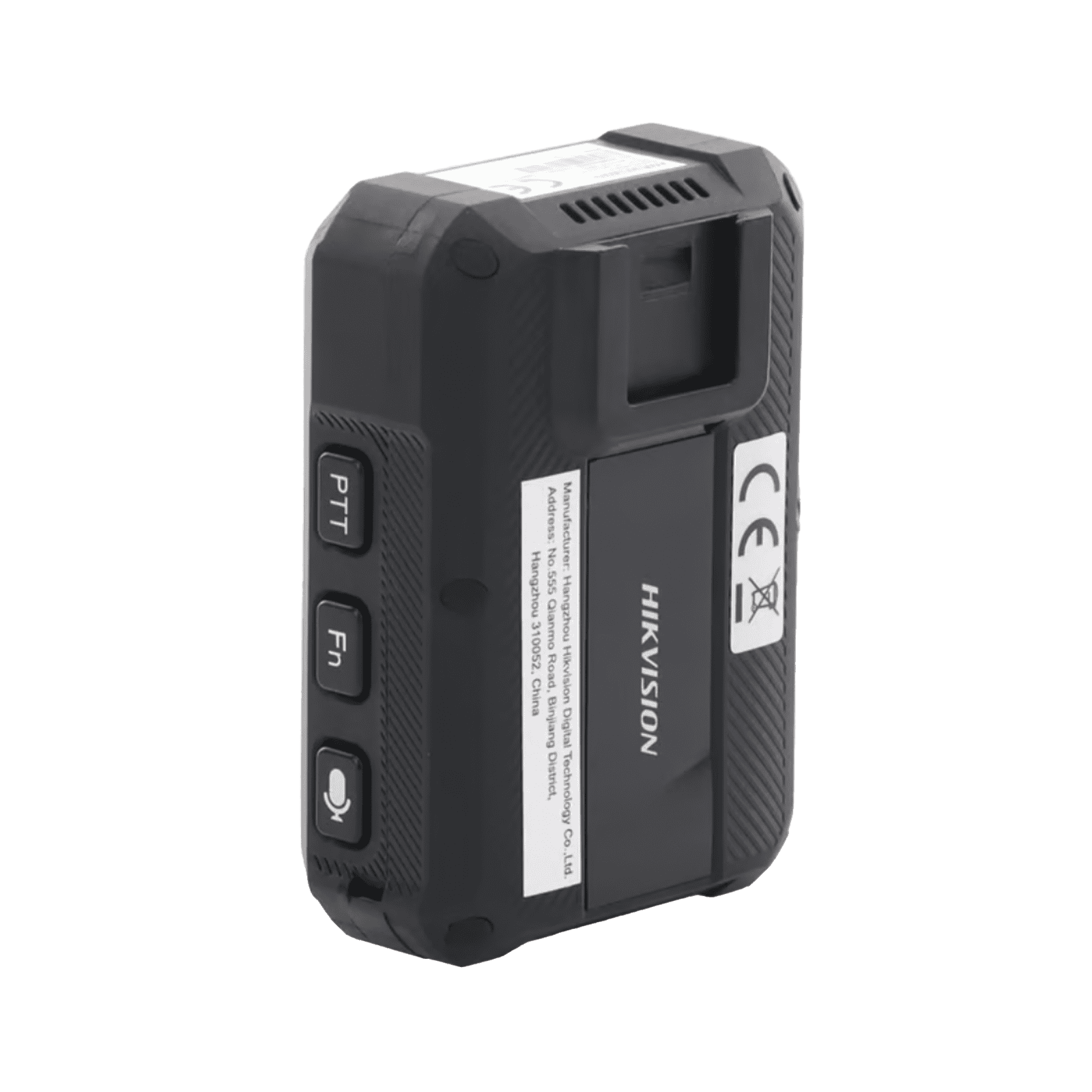 Body Camera Portátil / Grabación a 1920 × 1080p / Pantalla Frontal 1.77″ TFT / Conexión Remota 4G / WiFi / GPS / Fotos de Hasta 40 Megapixel / IP68 / H.265 / 128 GB de Almacenamiento / Microfono Integrado DS-MCW40B/128G/GLE - HIKVISION