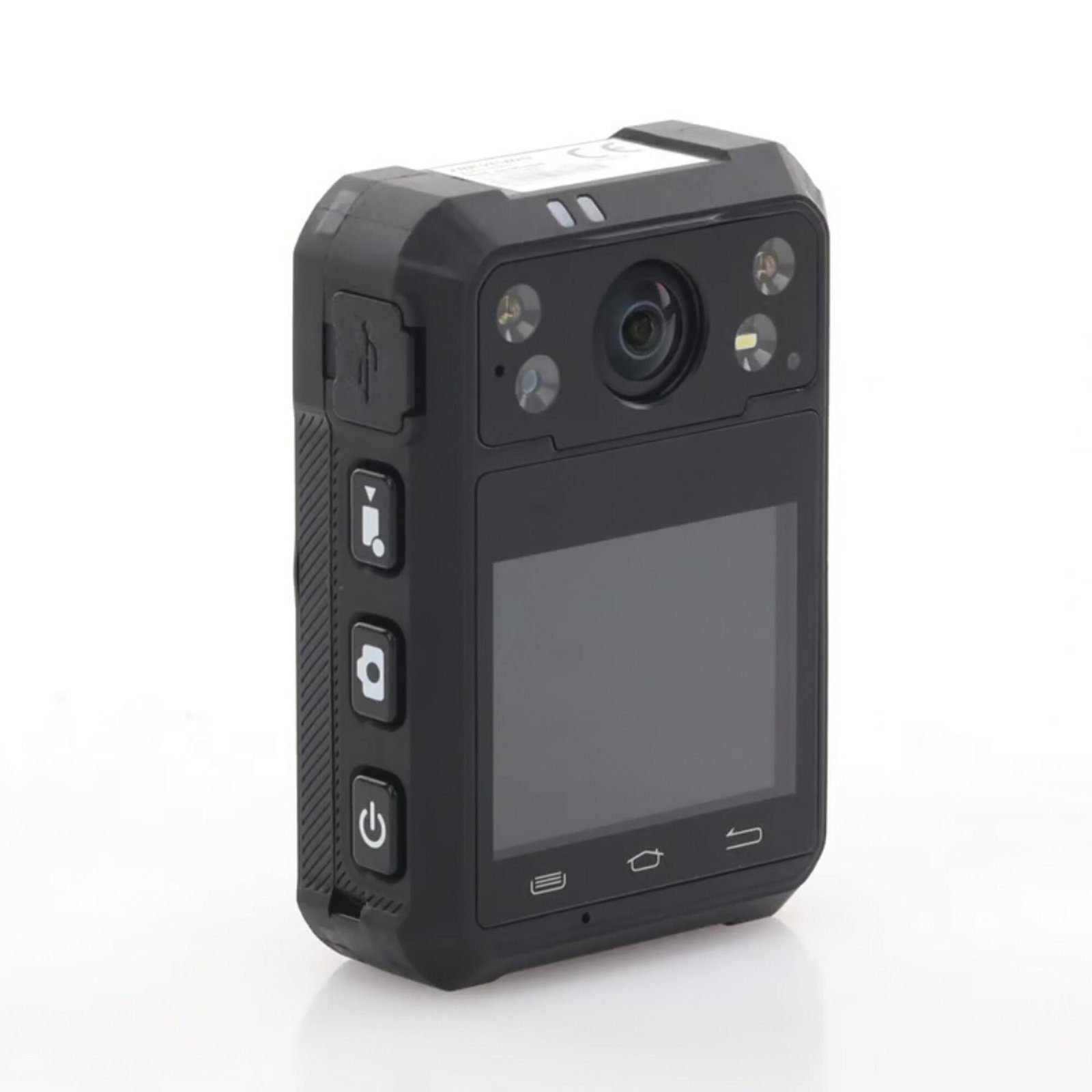 Body Camera Portátil / Grabación a 1920 × 1080p / Pantalla Frontal 1.77″ TFT / Conexión Remota 4G / WiFi / GPS / Fotos de Hasta 40 Megapixel / IP68 / H.265 / 128 GB de Almacenamiento / Microfono Integrado DS-MCW40B/128G/GLE - HIKVISION