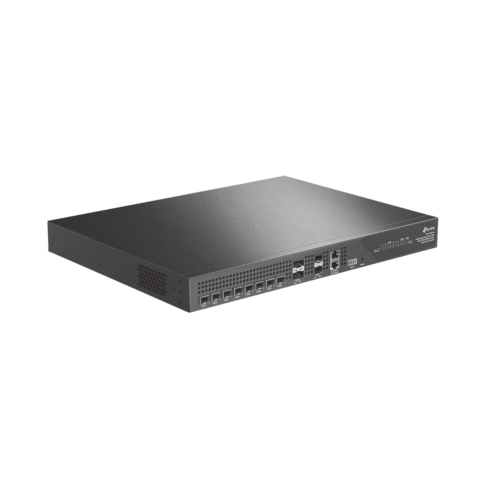 Deltra Stream – OLT de 8 Puertos XGSPON & GPON Combo / Conexión Hasta 2,048 ONUs / 2 Puerto 40G QSFP+ Uplink / 2 Puertos SFP+ 10G Uplink / Fuentes Redundantes AC-AC (incluidas) /  Administración desde la Nube Sin Costo (DPMS) DSP750008 - TP-LINK