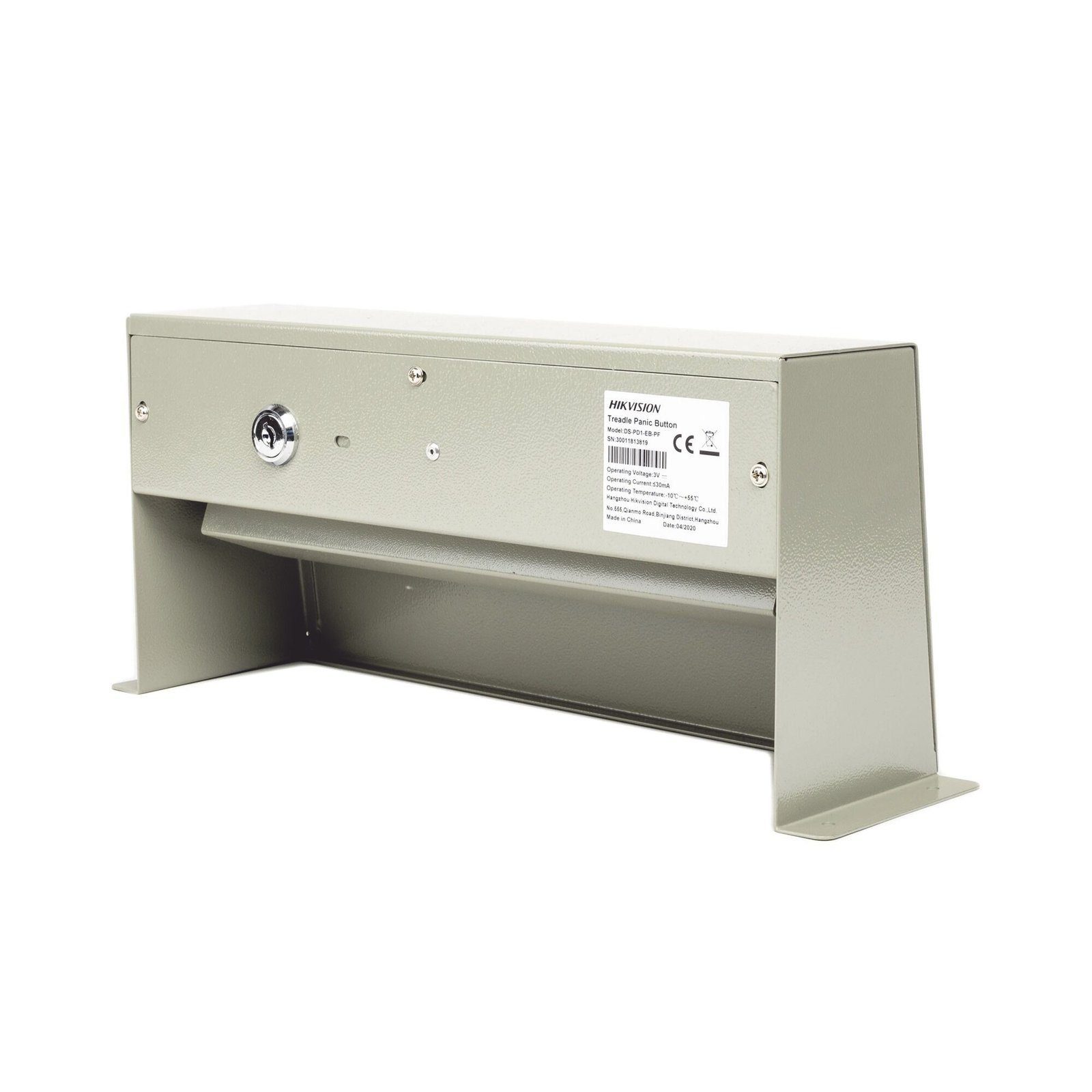 Botón de Pánico Tipo Pedal / Ideal para Casas de Empeño, Bancos, Joyerías y Negocios en General DS-PD1-EB-PF - HIKVISION