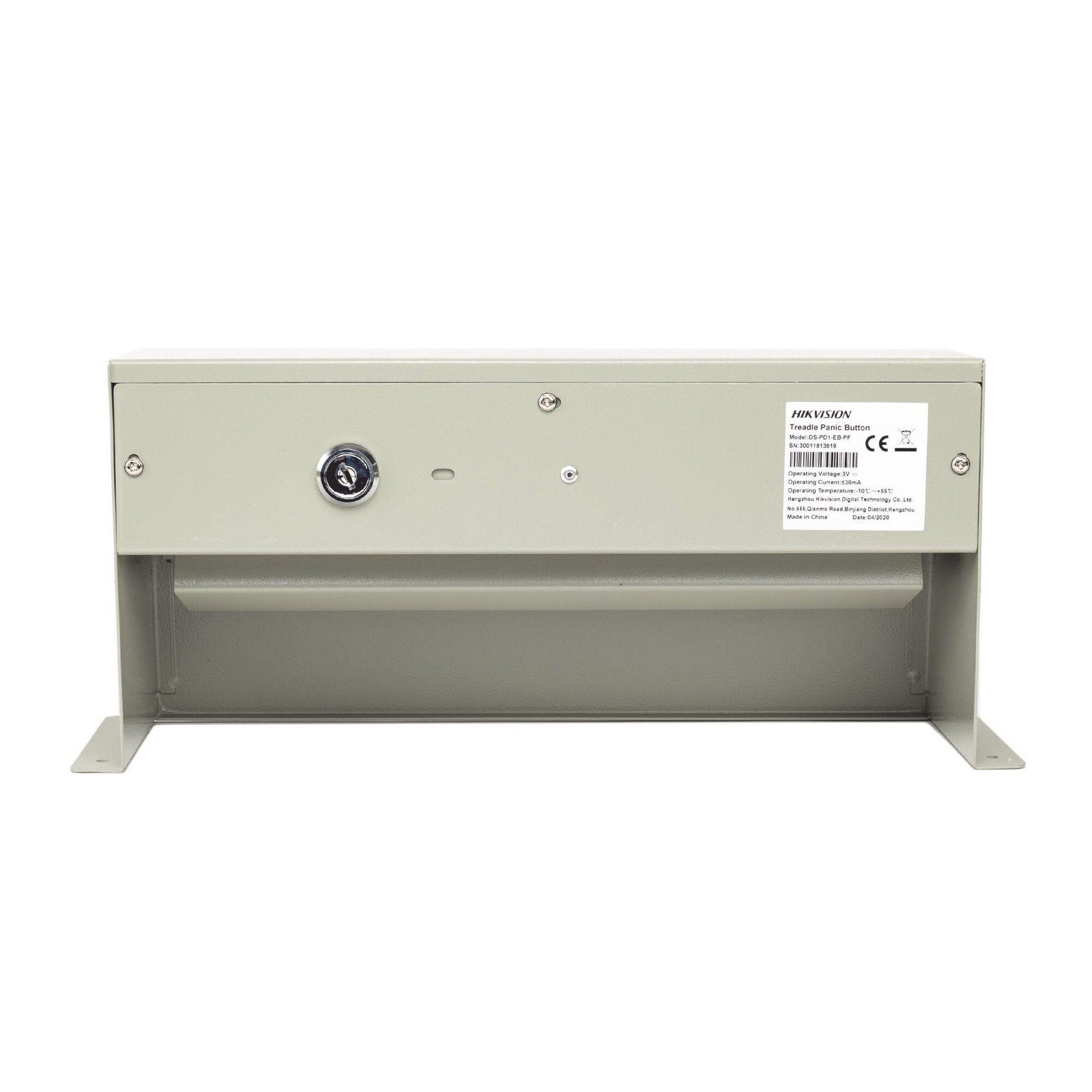 Botón de Pánico Tipo Pedal / Ideal para Casas de Empeño, Bancos, Joyerías y Negocios en General DS-PD1-EB-PF - HIKVISION