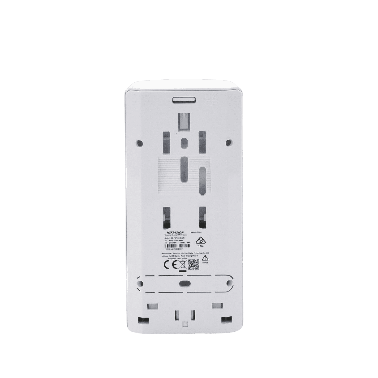 (AX PRO) Detector PIR Doble Exterior IP65 / Rango de Detección 18 mts de Profundidad Colocado a 2.7 mts de Altura / Ángulo de Cobertura de 90° / Inmunidad a Mascotas 24 Kg / No Compatible con el Panel DS-PHA64-LP DS-PDP18-HM-WB - HIKVISION
