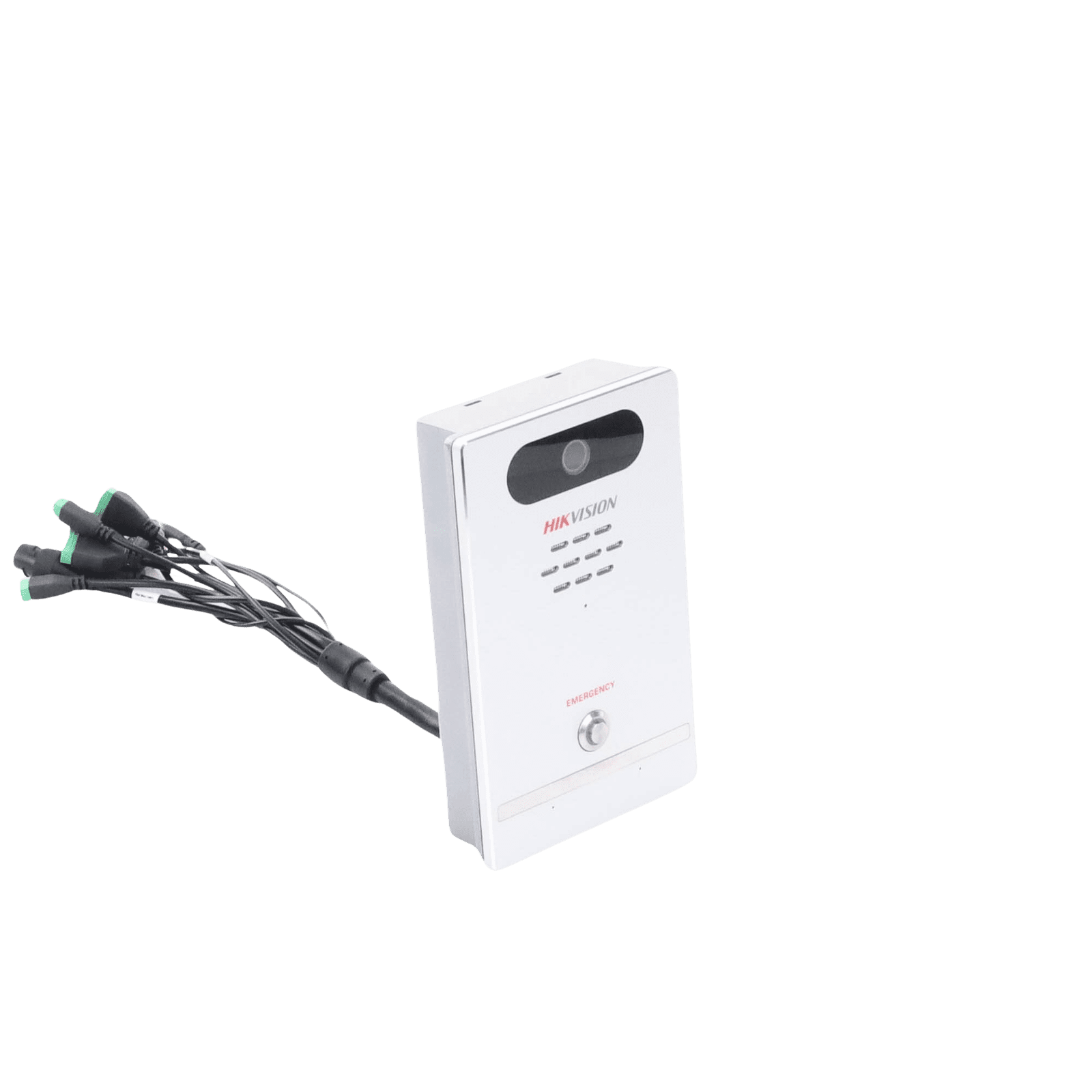 Estación de Alarma de Pánico / Cámara de 2 Megapixel / Micrófono Integrado / Exterior IP65 / Protección IK10 / PoE / 10 mts IR / Entradas y Salidas de Alarma DS-PEAP-CV1(B) - HIKVISION