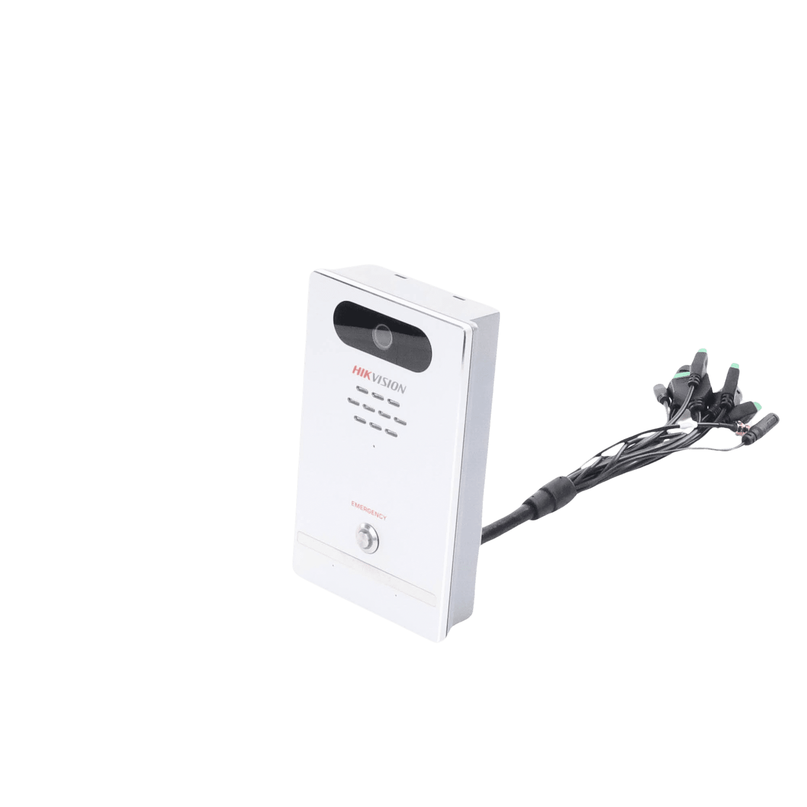 Estación de Alarma de Pánico / Cámara de 2 Megapixel / Micrófono Integrado / Exterior IP65 / Protección IK10 / PoE / 10 mts IR / Entradas y Salidas de Alarma DS-PEAP-CV1(B) - HIKVISION