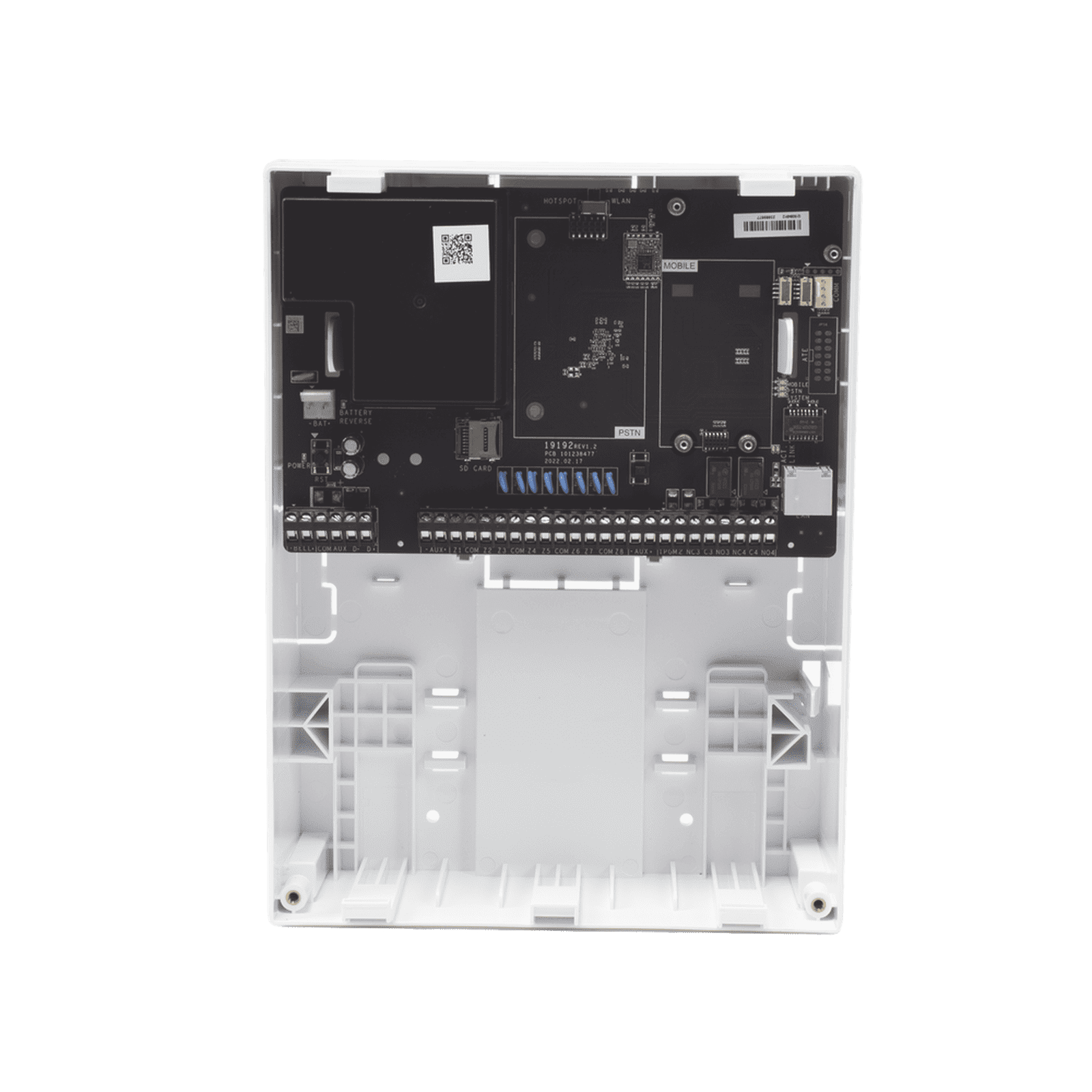 Panel de Alarma AX HYBRID PRO / Wi-Fi / 8 Zonas Cableadas Directas al Panel / 56 Zonas Expandibles: Inalámbricas o Cableadas por Medio de Módulos / Soporta Integración de Batería de Respaldo / 32 Particiones (Áreas) DS-PHA64-LP(B) - HIKVISION