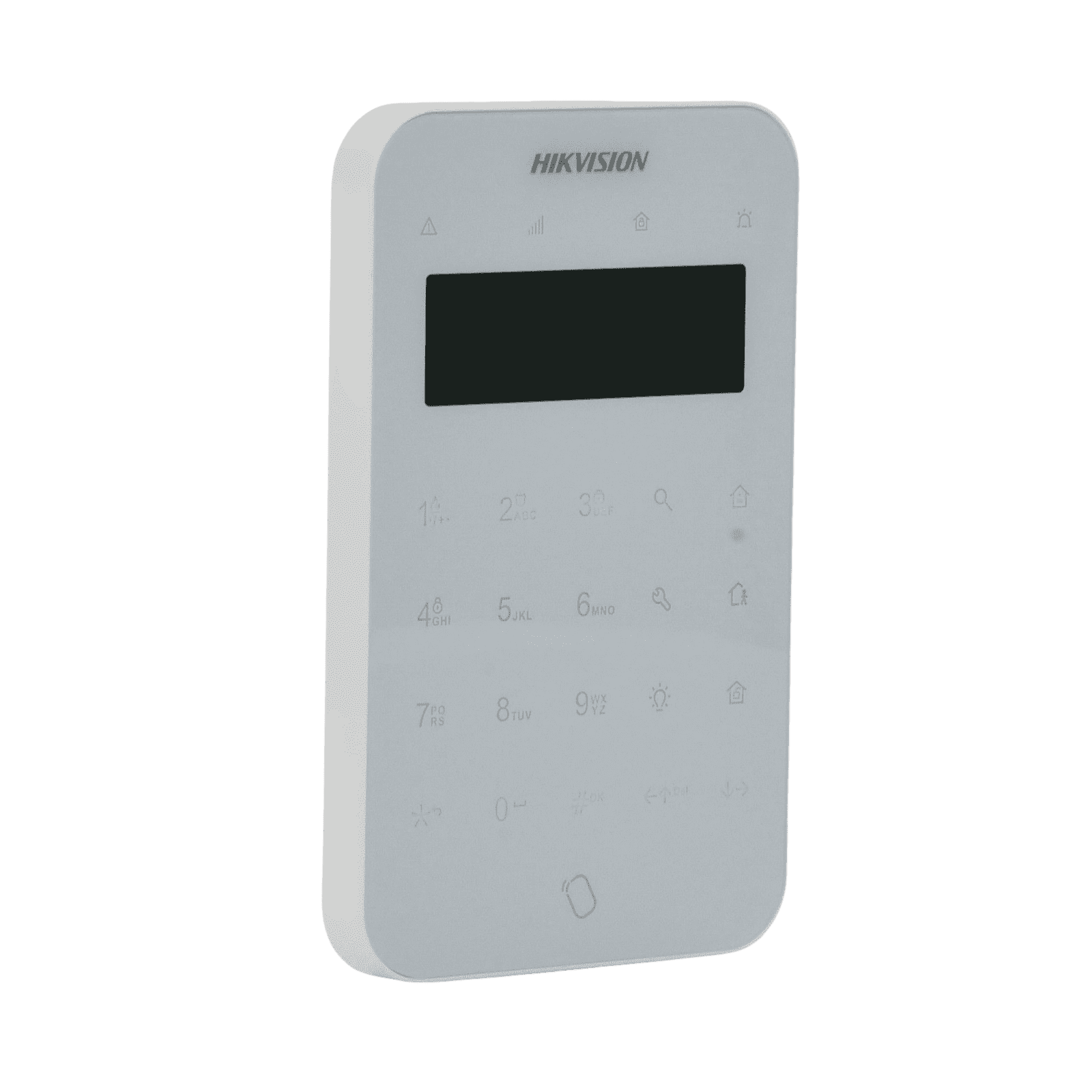 (AX PRO) Teclado Inalámbrico con Pantalla LCD para Armado y Desarmado / Funciones de Automatización para control de Relevadores DS-PK1-LT-WB - HIKVISION