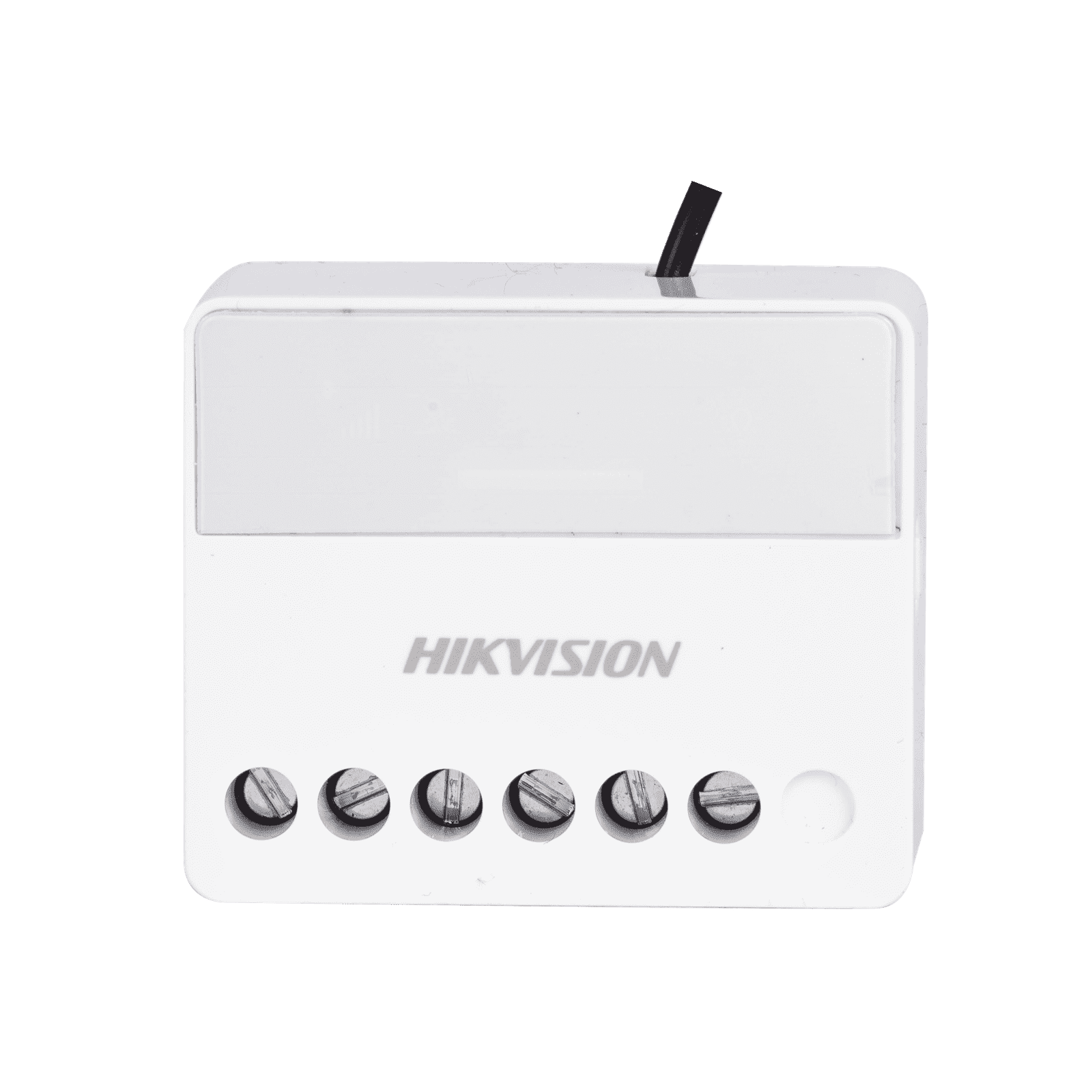 (AX PRO) Relevador Inalámbrico / 1 Entrada de Alarma 24/7 / 1 Salida de Relevador 0 a 36 Vcc (Max. 5 A) DS-PM1-O1L-WB - HIKVISION