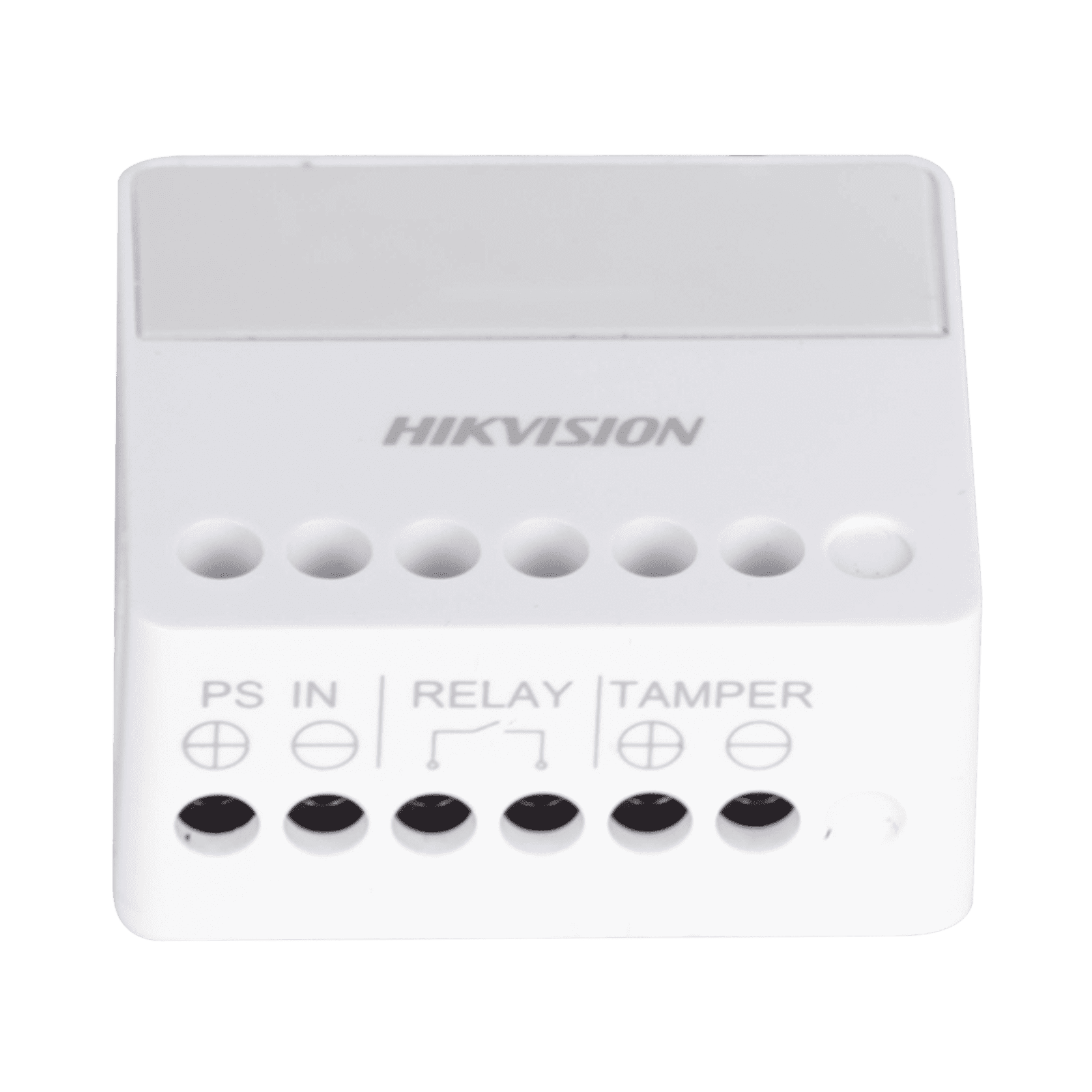 (AX PRO) Relevador Inalámbrico / 1 Entrada de Alarma 24/7 / 1 Salida de Relevador 0 a 36 Vcc (Max. 5 A) DS-PM1-O1L-WB - HIKVISION