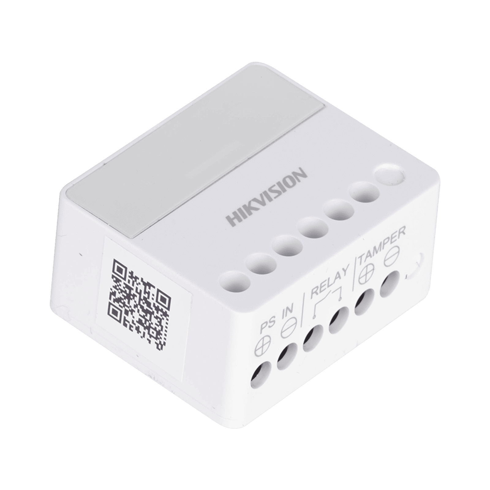 (AX PRO) Relevador Inalámbrico / 1 Entrada de Alarma 24/7 / 1 Salida de Relevador 0 a 36 Vcc (Max. 5 A) DS-PM1-O1L-WB - HIKVISION