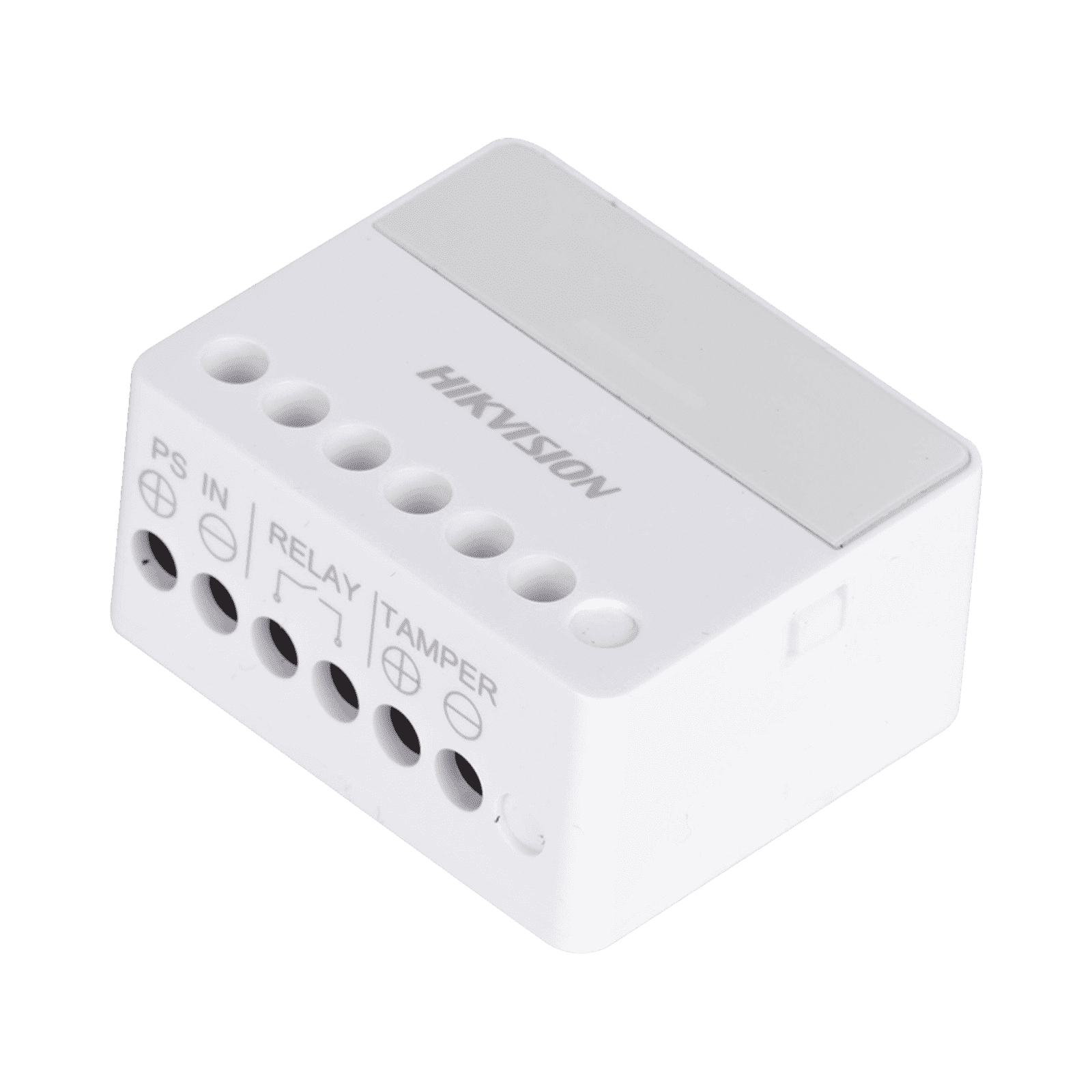 (AX PRO) Relevador Inalámbrico / 1 Entrada de Alarma 24/7 / 1 Salida de Relevador 0 a 36 Vcc (Max. 5 A) DS-PM1-O1L-WB - HIKVISION