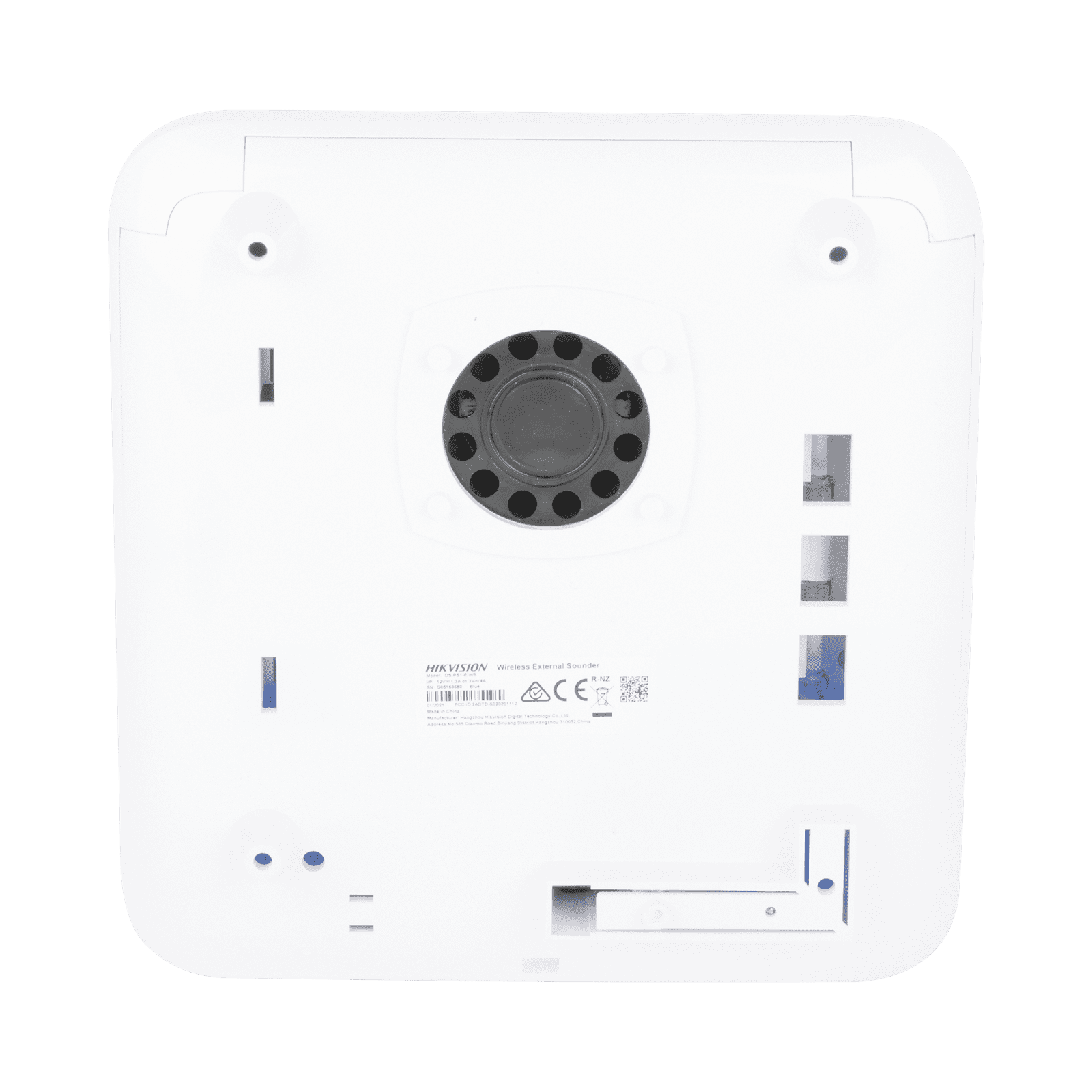 (AX PRO) Sirena Inalámbrica con Estrobo Azul para Exterior IP65 / 110 dB DS-PS1-E-WB/B - HIKVISION