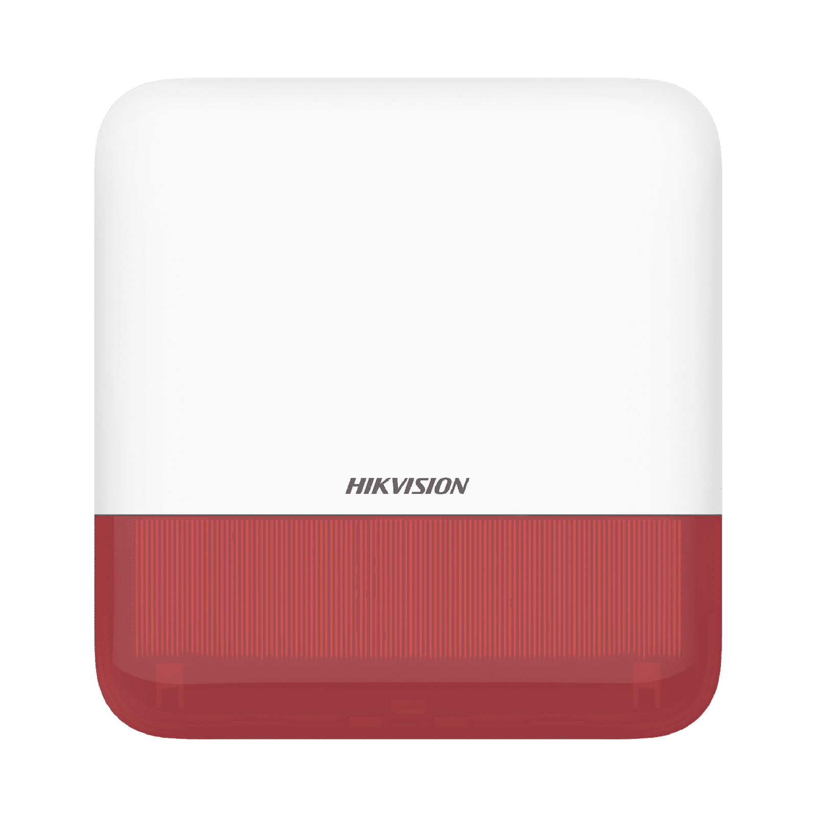 (AX PRO) Sirena Inalámbrica con Estrobo Rojo para Exterior IP65 / 110 dB DS-PS1-E-WB/R - HIKVISION