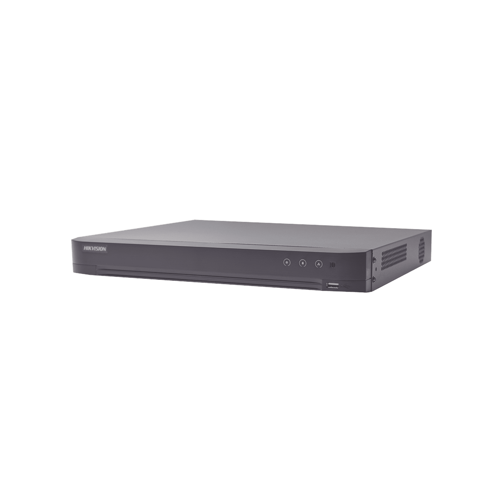 DVR 4 Canales TURBOHD + 4 Canales IP / 8 Megapixel (4K) / Audio de dos vías por Coaxitron / ACUSENSE / Reconocimiento Facial / 1 Bahía de Disco Duro / Salida de Video en 4K / H.265+ IDS-7204HUHI-M1/A/XT - HIKVISION