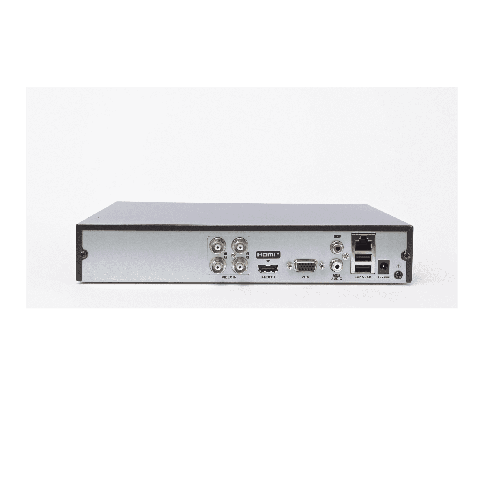 DVR 4 Canales TurboHD + 4 Canales IP / 8 Megapíxel (4K) / Audio por Coaxitron / ACUSENSE Lite / 1 Bahía de Disco Duro / H.265+ / Salida en Full HD DVR-204U-M1(E) - HiLook by HIKVISION