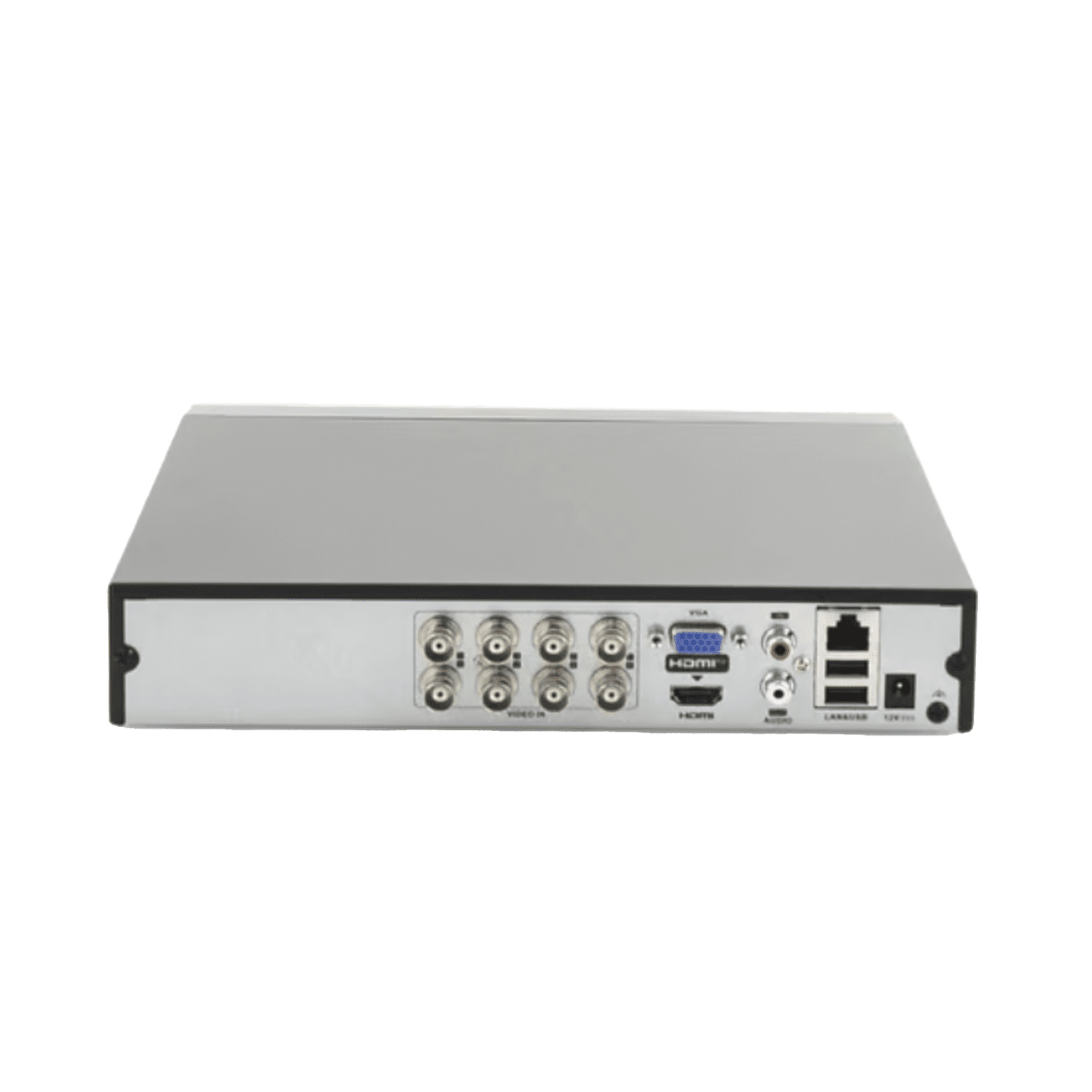 DVR 8 Canales TURBOHD + 4 Canales IP / 5 Megapíxel Lite – 3K Lite / Audio por Coaxitron / ACUSENSE Lite / 1 Bahía de Disco Duro / H.265+ / Salida en Full HD DVR-208Q-M1(E) - HiLook by HIKVISION