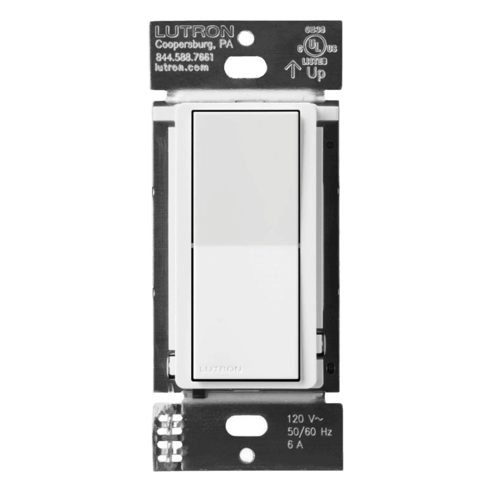 (CasetaWireless) Úselo con el dispositivo principal (atenuador inteligente Diva o interruptor) para ubicaciones múltiples: tipo escalera DVRFASWH