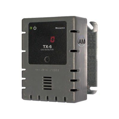 Detector, Controlador y Transductor de Amoníaco (NH3) para Panel de Detección de Incendio TX-6-AM - MACURCO - AERIONICS