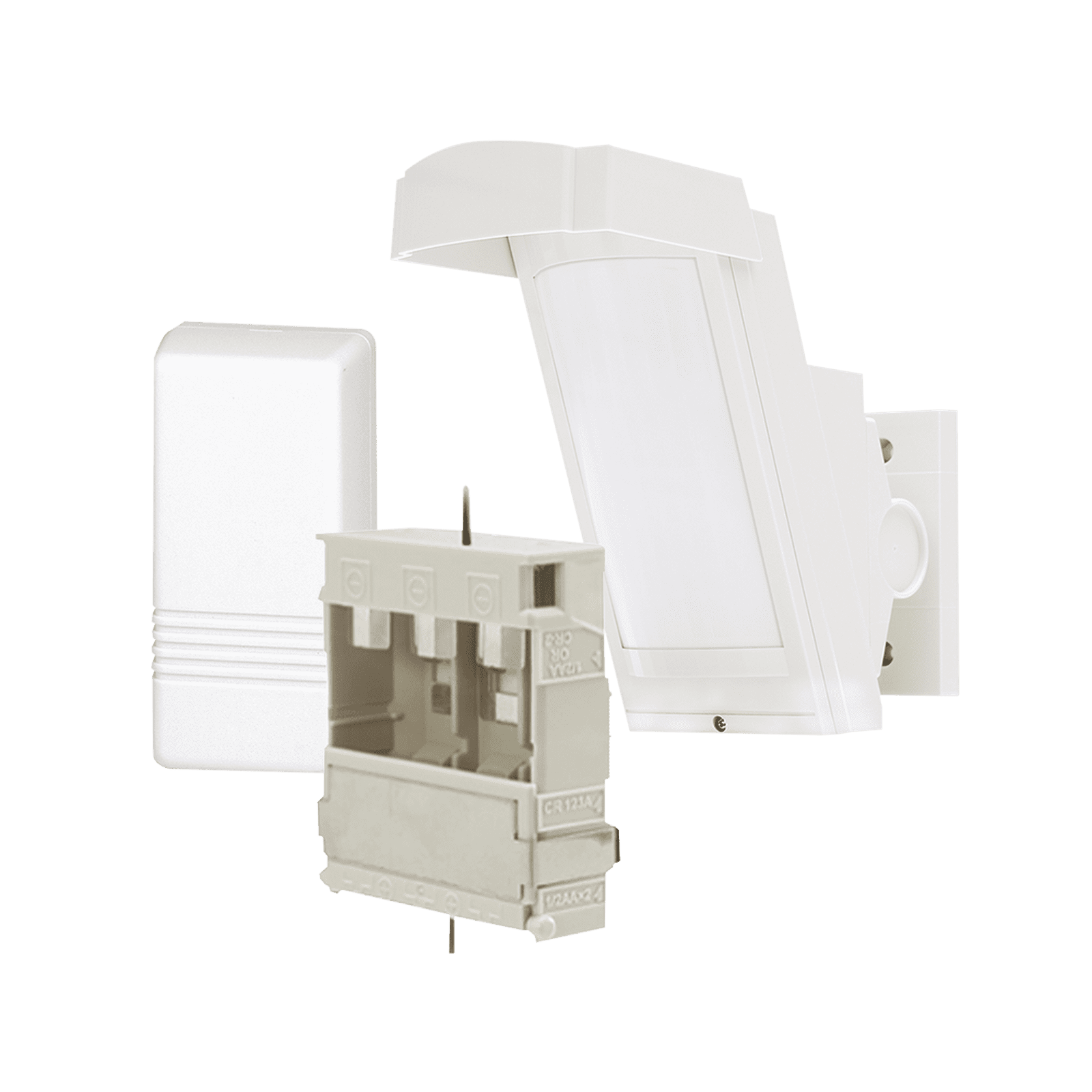 Detector de Movimiento PIR Antimascara / 100% Exterior /  Inalámbrico / Hasta 12 metros a 85°; de cobertura/ Instalación a 3 metros / Incluye transmisor 5816 para paneles Honeywell HX40-RAM-WH - OPTEX