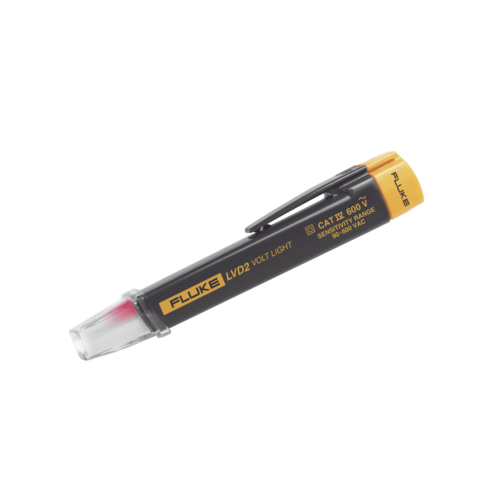 Detector de Voltaje Sin Contacto, Rango de 90 a 600 Vca, Con Linterna LED de 100 mil Horas de Vida Útil LVD2 - FLUKE