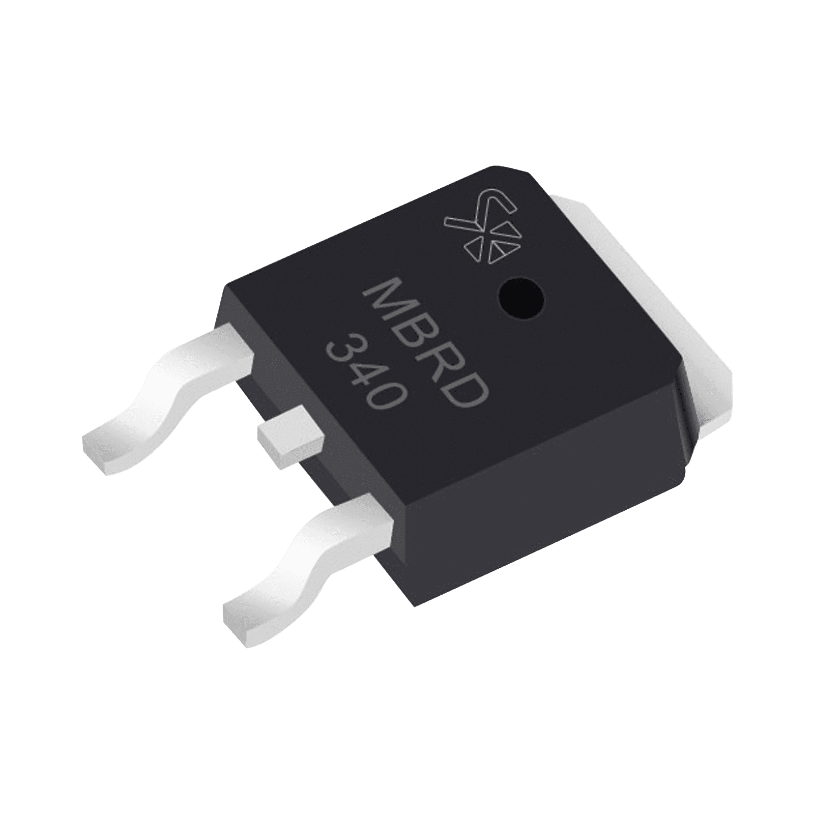 Diodo Rectificador Schottky, 3 Amp., 40 PIV, para SMD, Montaje DPAK, Tipo Anodo Dual. 863-MBRD340G - SYSCOM