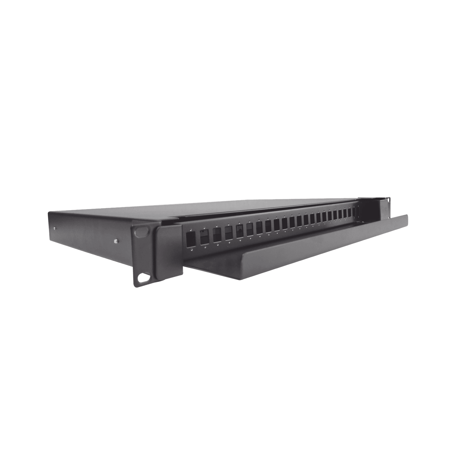 Distribuidor de Fibra Óptica deslizable, vacío, 19in, acepta 24 adaptadores “LC Duplex” o “LC Simplex” o 24 “SC” Simplex, 1U LP-ODF-8002 - LINKEDPRO BY EPCOM