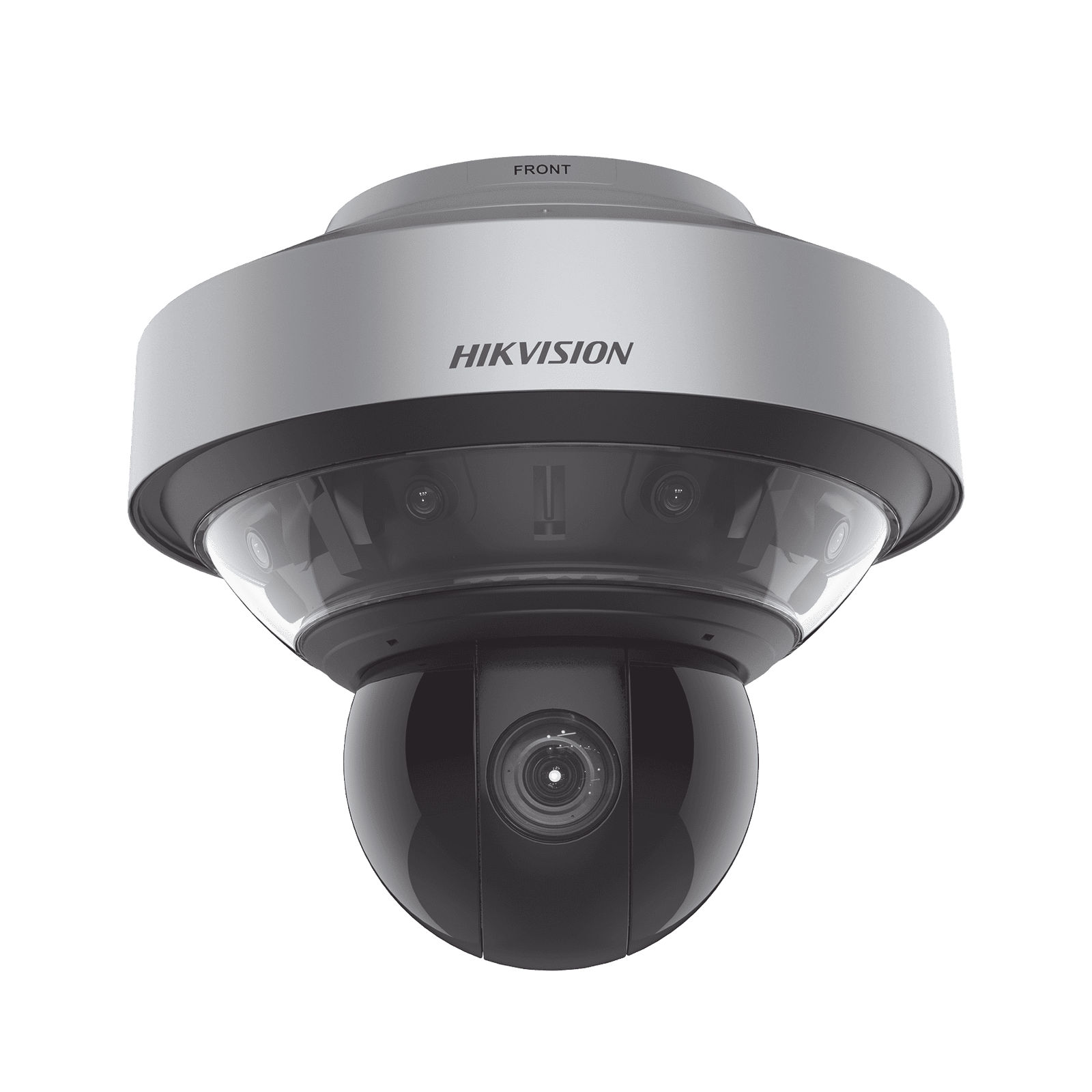 Domo PanoVu series / Vista Panorámica 180° / 4 Lentes de 4 Megapixel + PTZ 4 Megapixel de 40X Zoom / Posicionamiento 3D / IP67 / IK10 / WDR 120 dB / EIS / Autoseguimiento / 250 mts IR / 36 VCD DS-2DP8A440IXG-LEF/416(F0)(B) - HIKVISION