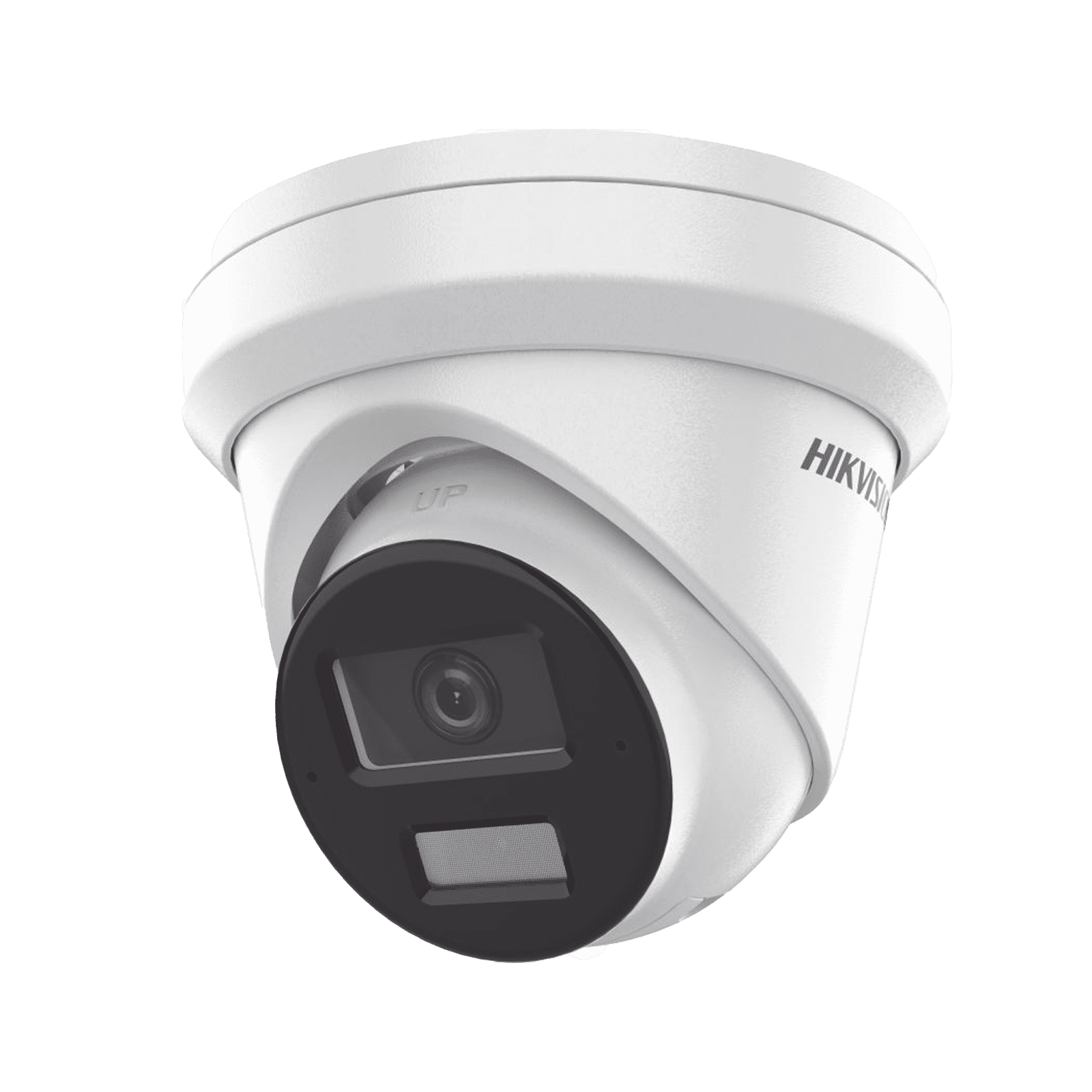 [Dual Light + 2 Micrófonos Integrados] Turret IP 4 Megapixel / Lente 2.8 mm / 30 mts Luz Blanca + 30 mts IR / ACUSENSE / Exterior IP67 / WDR 120 dB / PoE / ONVIF / Micro SD / Metal / ACUSEARCH DS-2CD2343G2-LI2U - HIKVISION