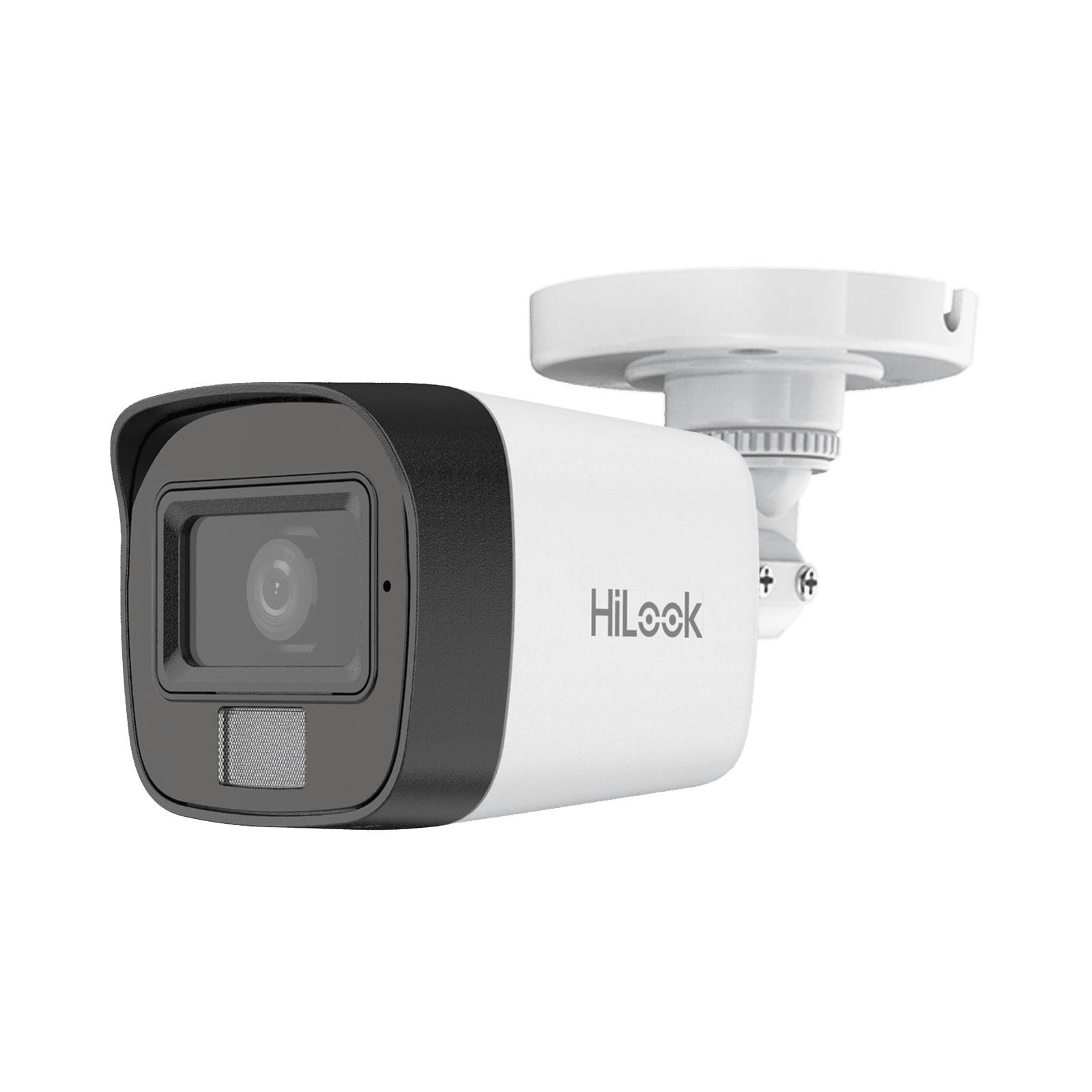 [Dual Light] Bala IP 4 Megapixel / Lente 2.8 mm / Ángulo de visión 104° / 20 mts IR + 15 mts Luz Blanca / Micrófono Integrado / ACUSENSE Lite / Exterior IP67 / H.265+ / PoE / ONVIF / dWDR IPC-B140HA-LUC - HiLook by HIKVISION
