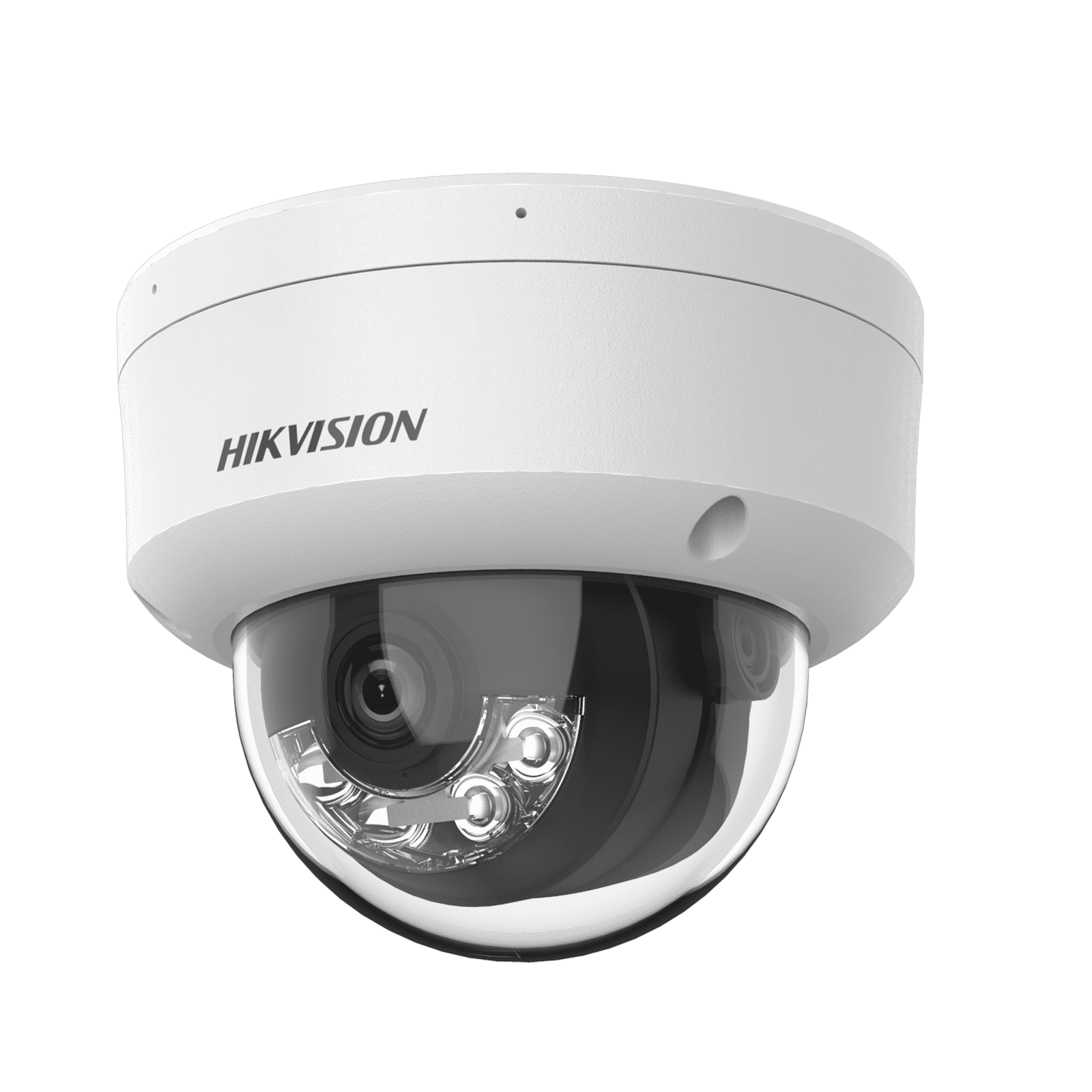 [Dual Light] Domo IP 4 Megapixel / Lente 2.8 mm / 30 mts IR + 30 mts Luz Blanca / Micrófono Integrado / Antivandálico IK08 / ACUSENSE Lite / Exterior IP67 / H.265 / PoE / ONVIF / Micro SD DS-2CD3141G2-LIUF - HIKVISION