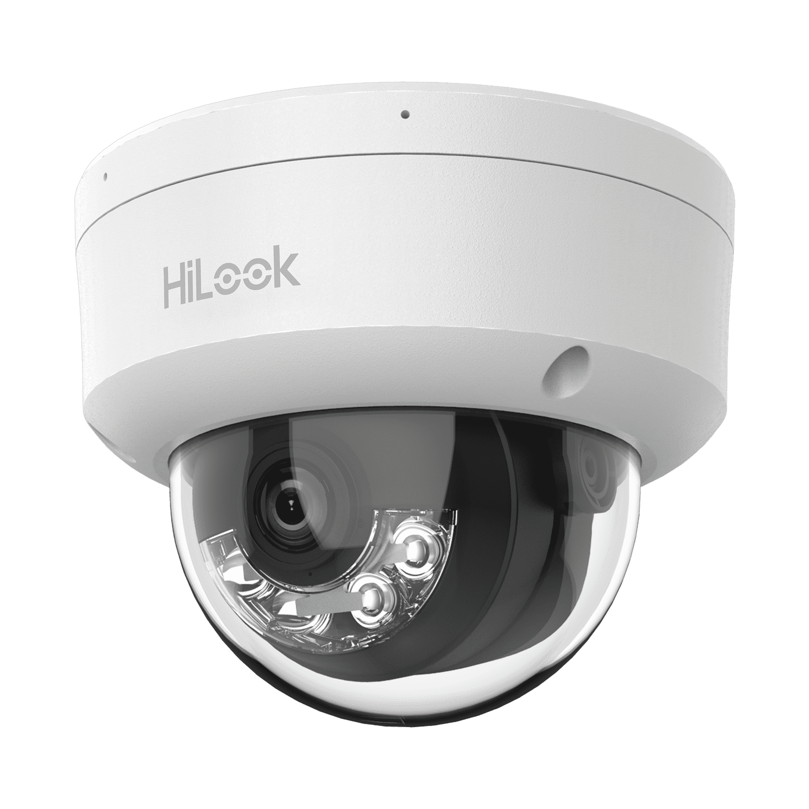[Dual Light] HiLook Series / Domo IP de 4 Megapixel / Uso en interior / Lente 2.8 mm / 20 mts IR + 20 mts Luz Blanca / Micrófono Integrado / ACUSENSE Lite / PoE / dWDR / H.265+ / ONVIF IPC-D140HA-LUC - HiLook by HIKVISION