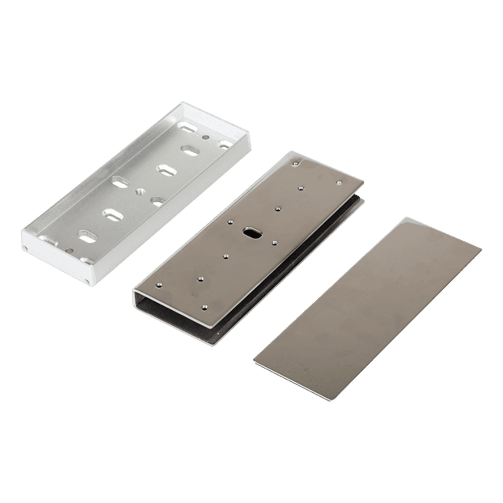 SOPORTE EN U PARA PUERTA DE CRISTAL PARA CERRADURAS ELECTROMAGNÉTICAS DE LA SERIE DE 1.200 LB E-941S1K2/UQ