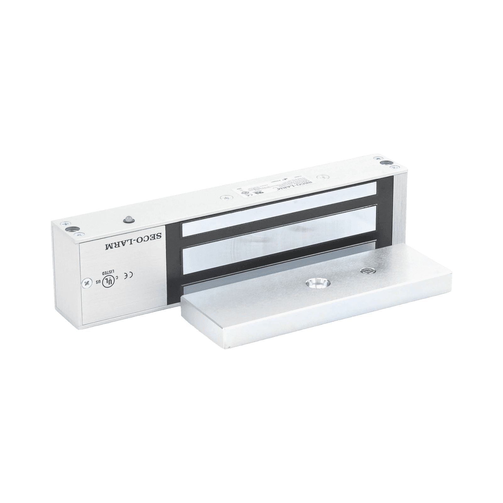 Cerradura Electromagnética de 1200-lb – Sensor de Retención, LED, Listada en UL E941SA1K2PQ - ENFORCER SECOLARM