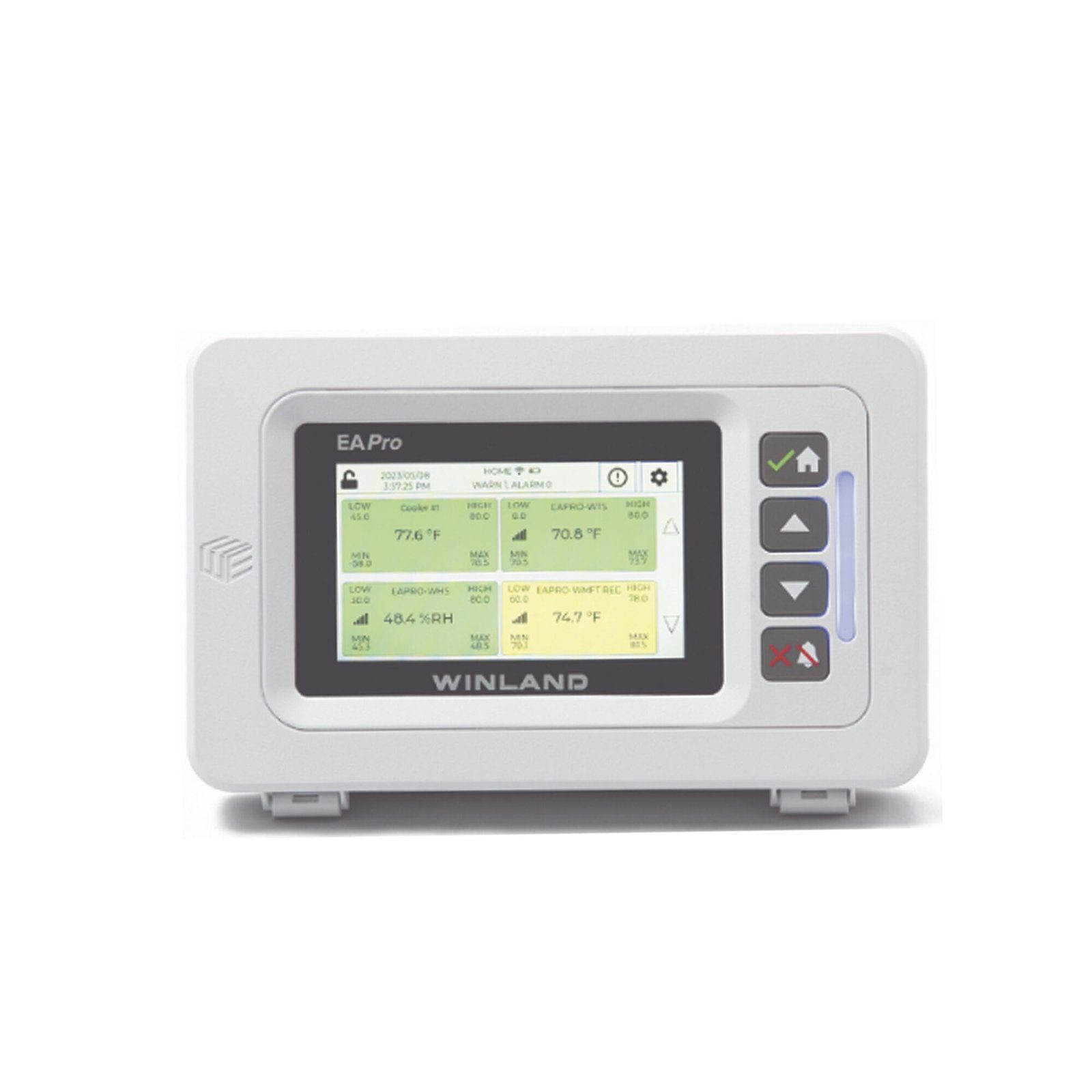 Monitor IP de temperatura de 34 zonas para condiciones críticas y extremas, soporta 4 cableadas y 30 inalámbricas. EAPRO-GTWY - WINLAND ELECTRONICS