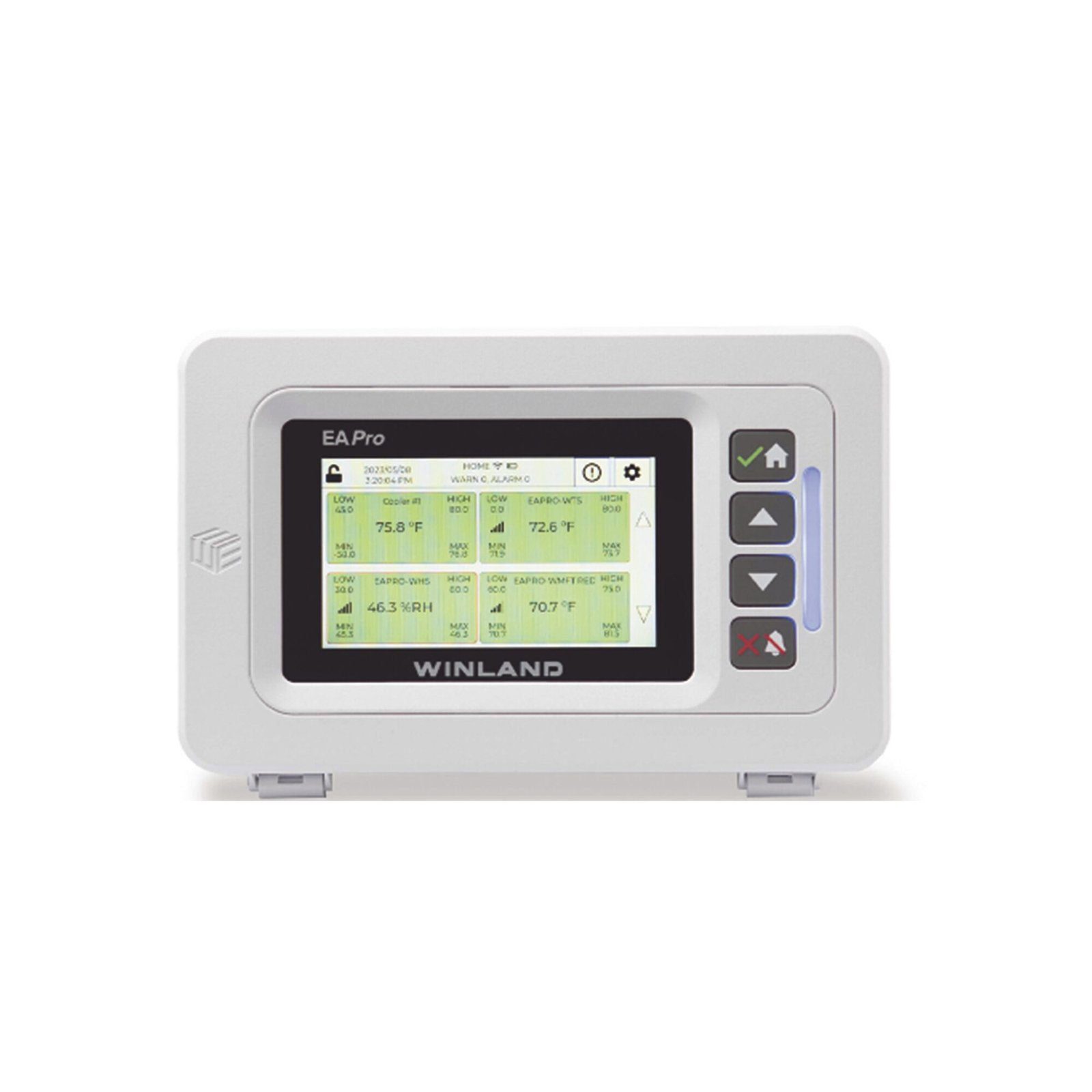 Monitor IP de temperatura de 34 zonas para condiciones críticas y extremas, soporta 4 cableadas y 30 inalámbricas. EAPRO-GTWY - WINLAND ELECTRONICS