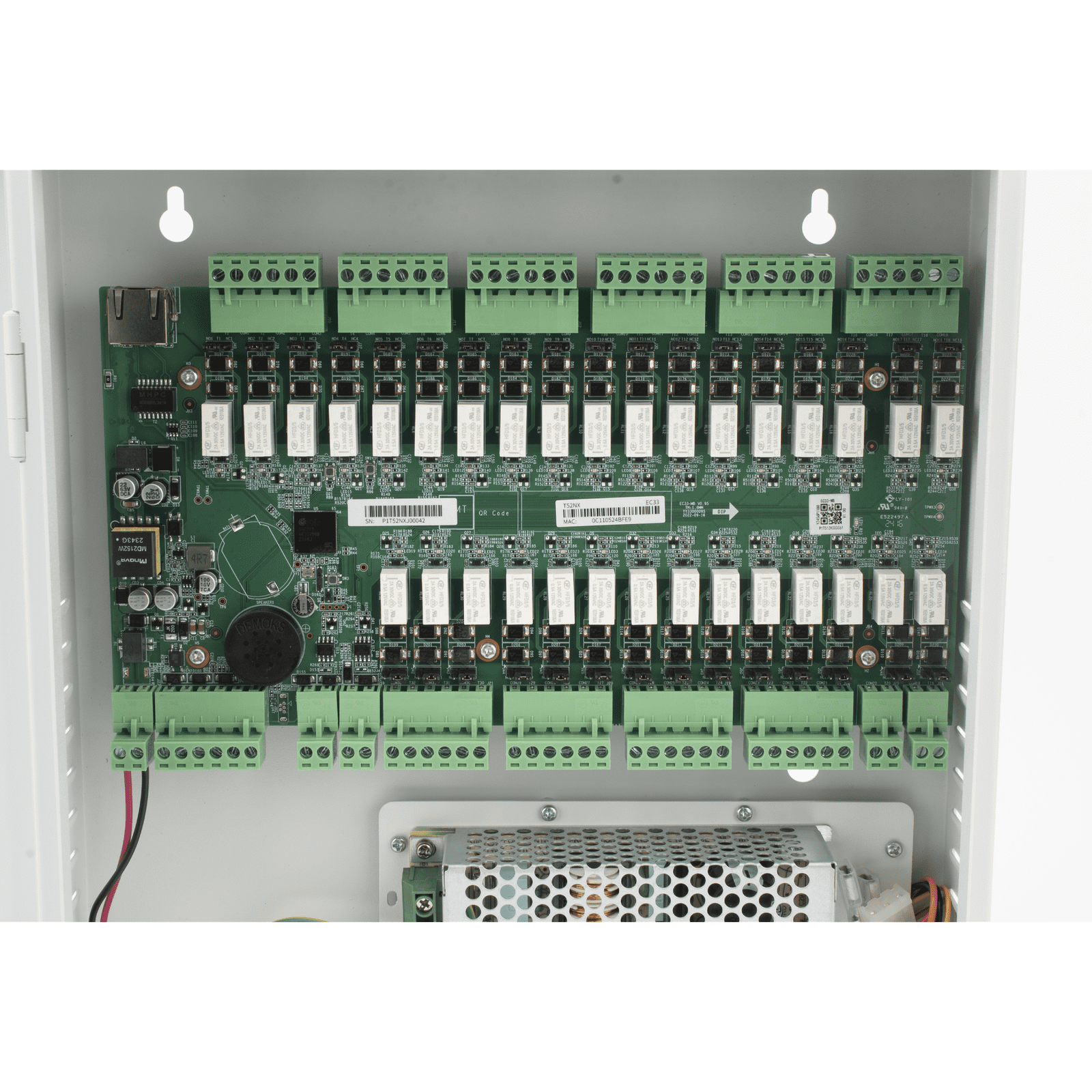 Controlador de Elevador IP Para 32 Pisos / Gestión 100% en la Nube / Interfaz Web / Pases Temporales desde App / Activación de Pisos desde App/ Wiegand / POE / 20,000 Tarjetas /100,000 Eventos / Compatible con Videoporteros Akuvox EC33 - AKUVOX
